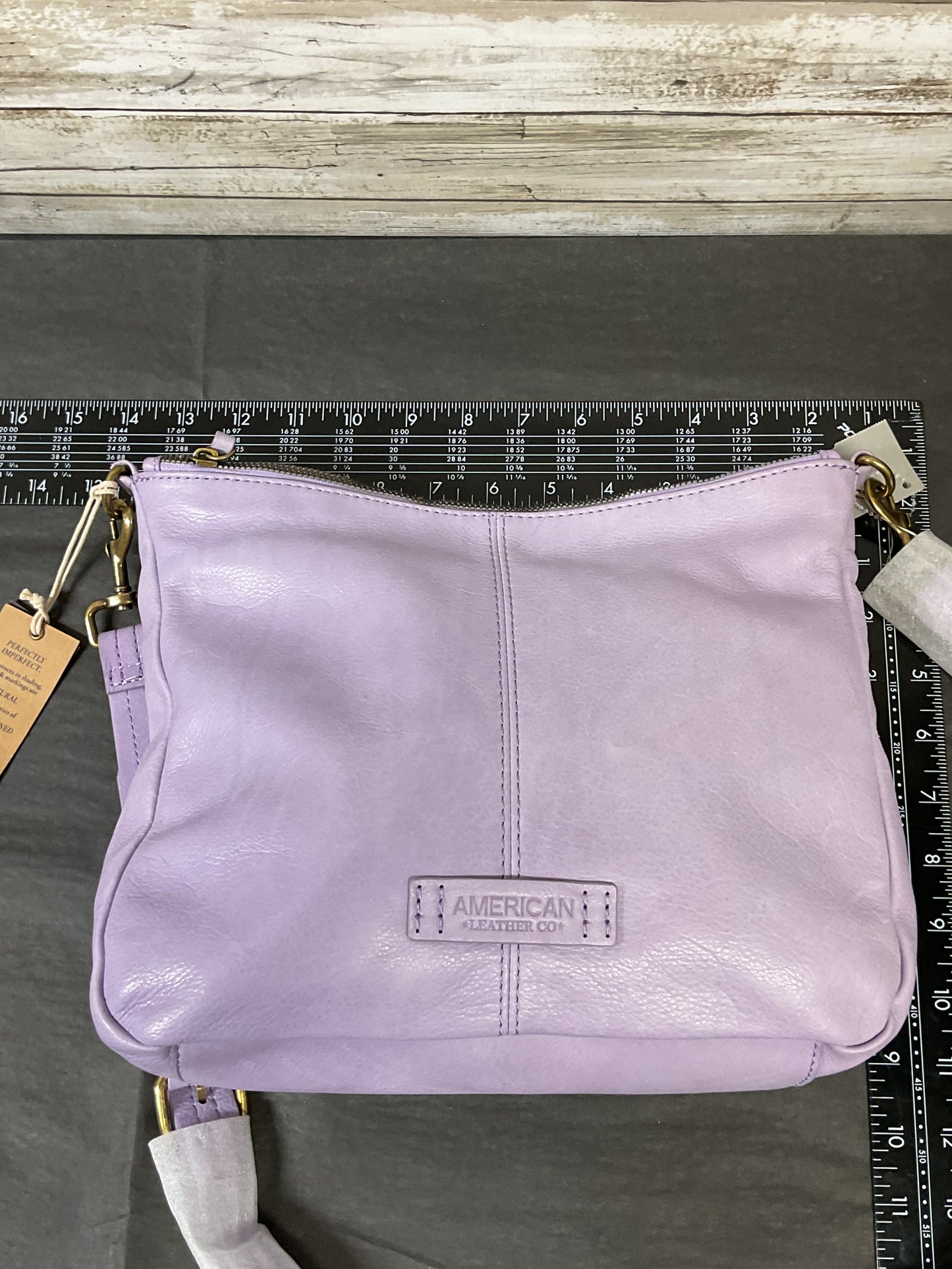 Handbag Leather By Cmc In Purple, Size:Medium