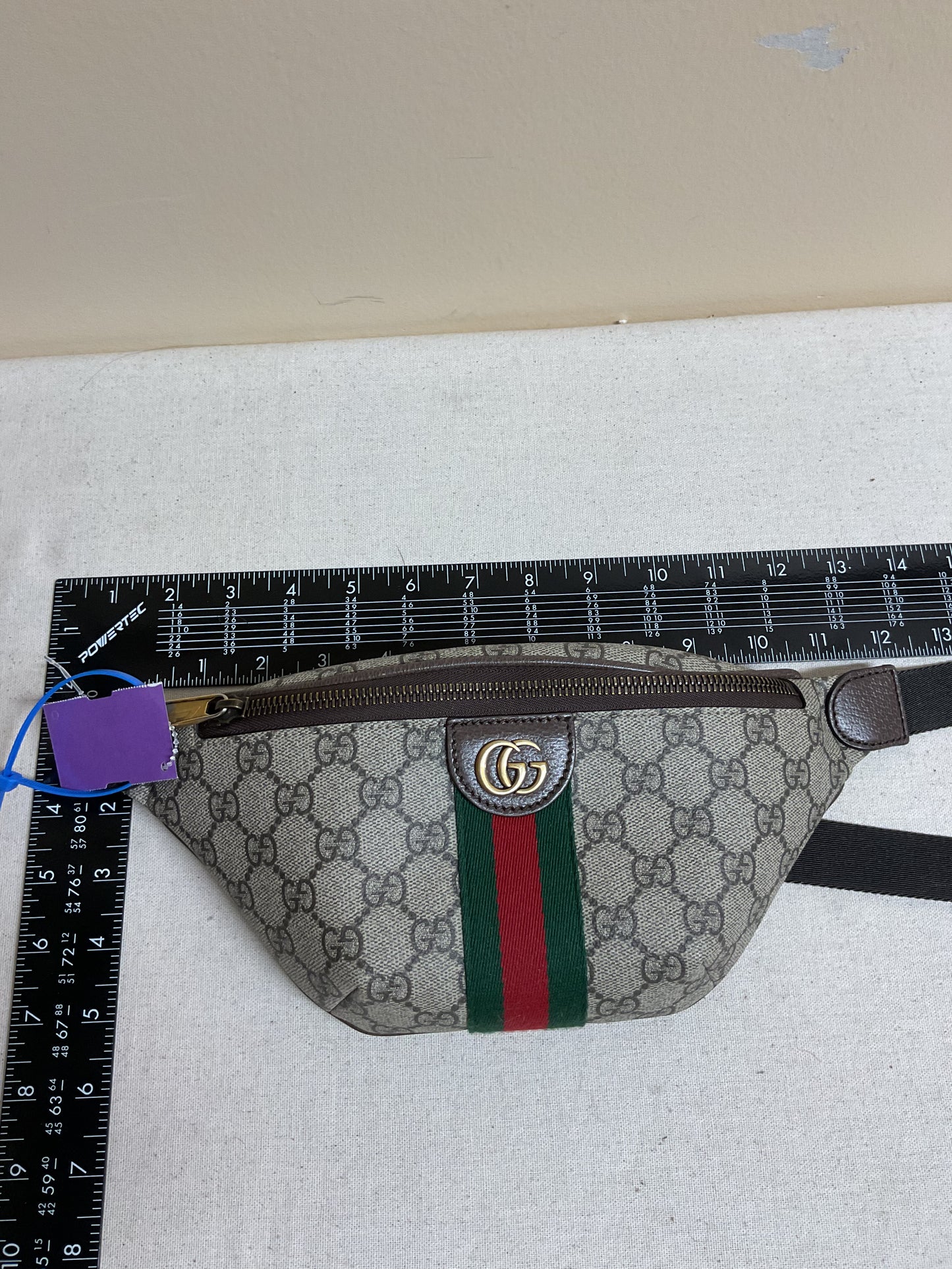 Belt Bag Luxury Designer By Gucci In Brown, Size:Small