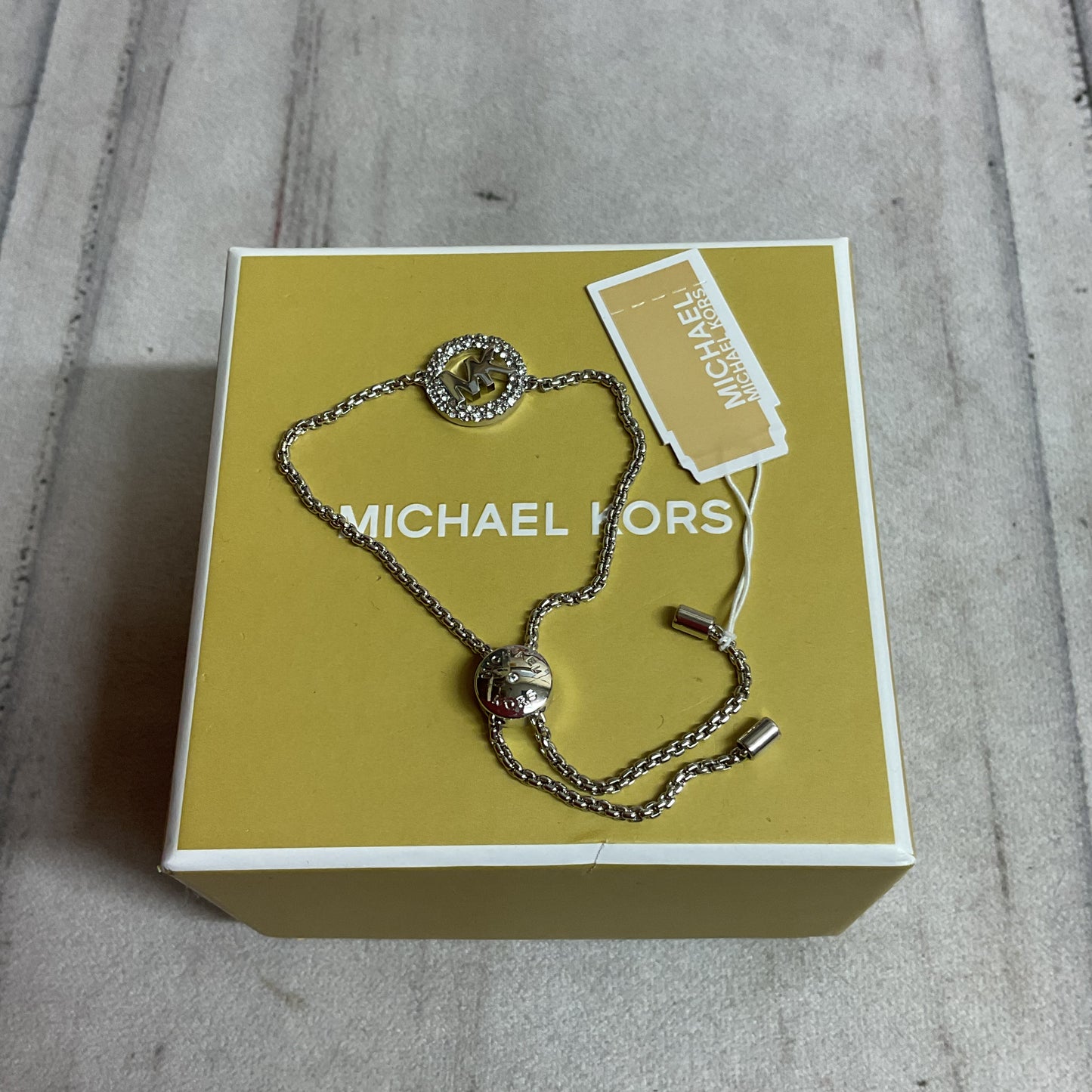 Bracelet Designer By Michael Kors In Silver