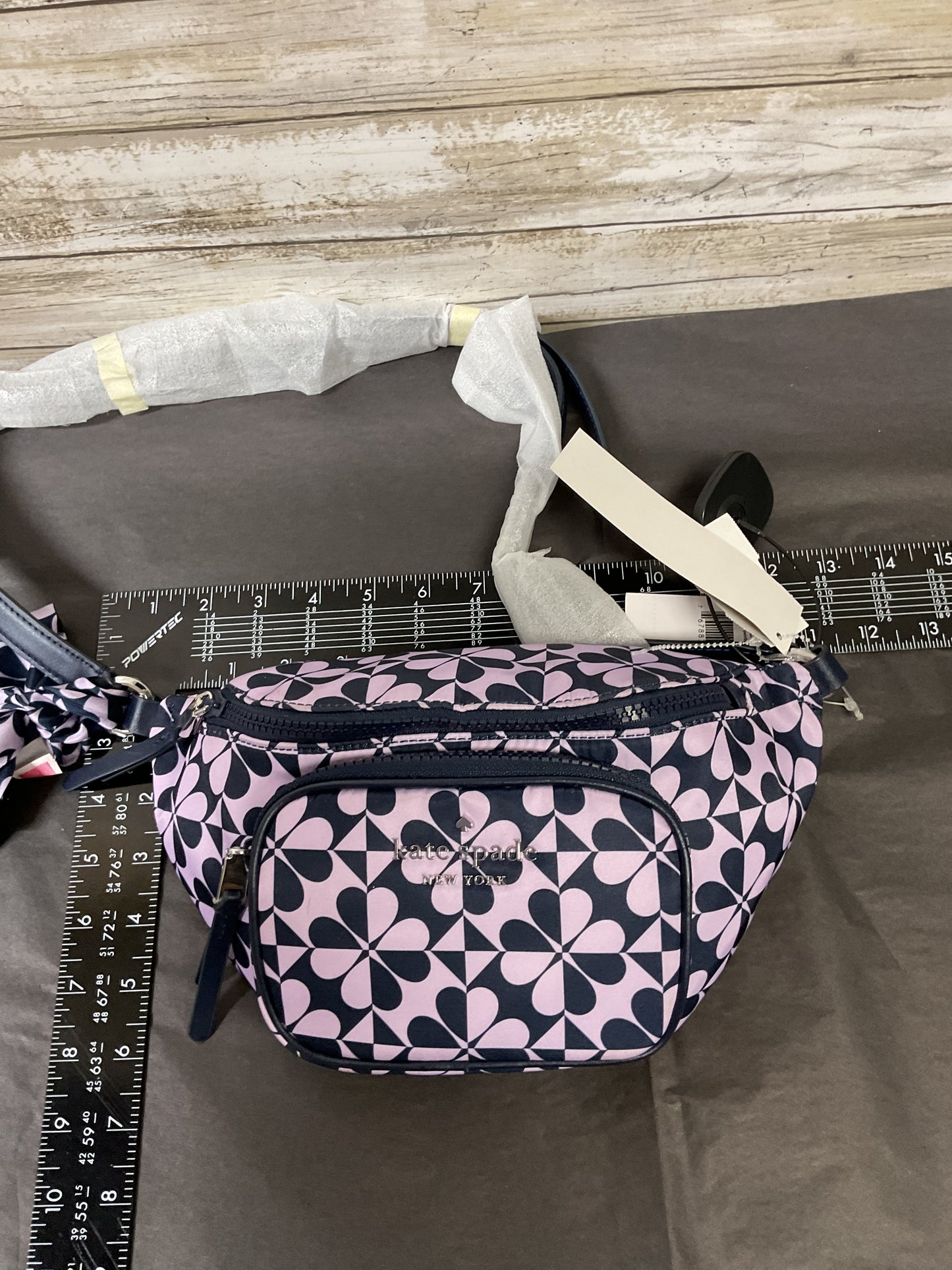 Belt Bag Designer By Kate Spade In Blue & Purple, Size:Medium