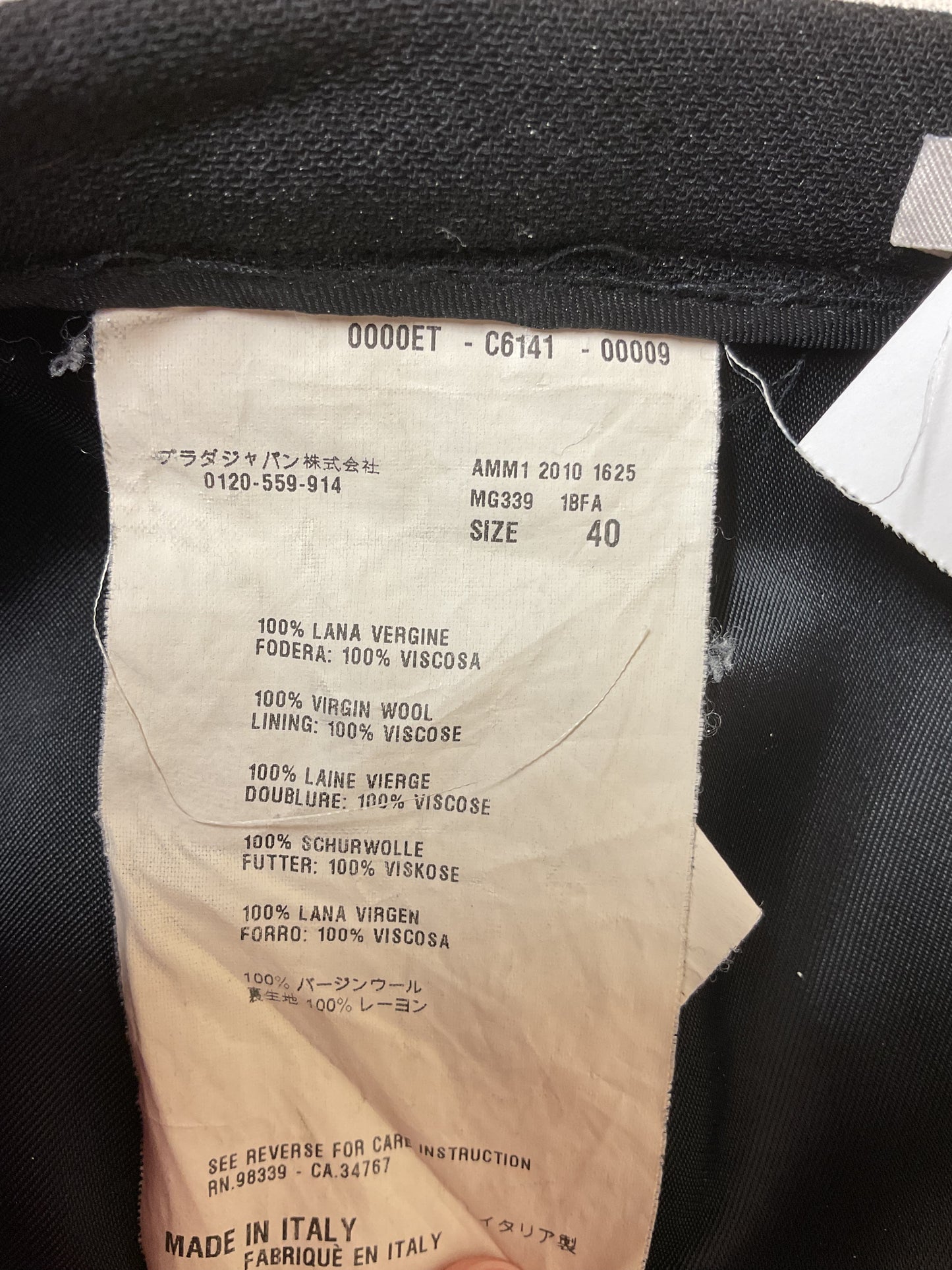 Skirt Luxury Designer By Miu Miu In Black, Size:2/4 (40)