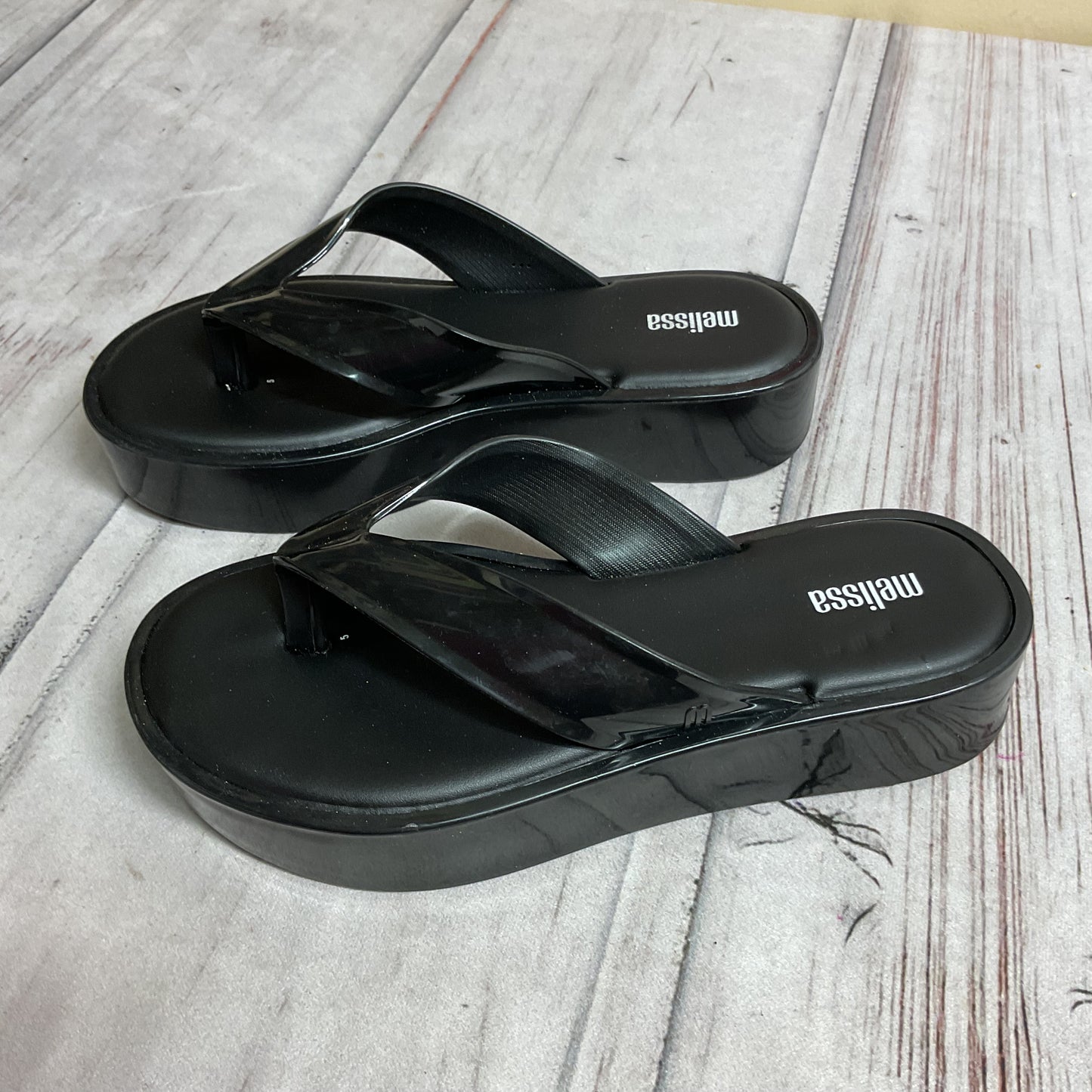 Sandals Flip Flops By Cmc In Black, Size:6