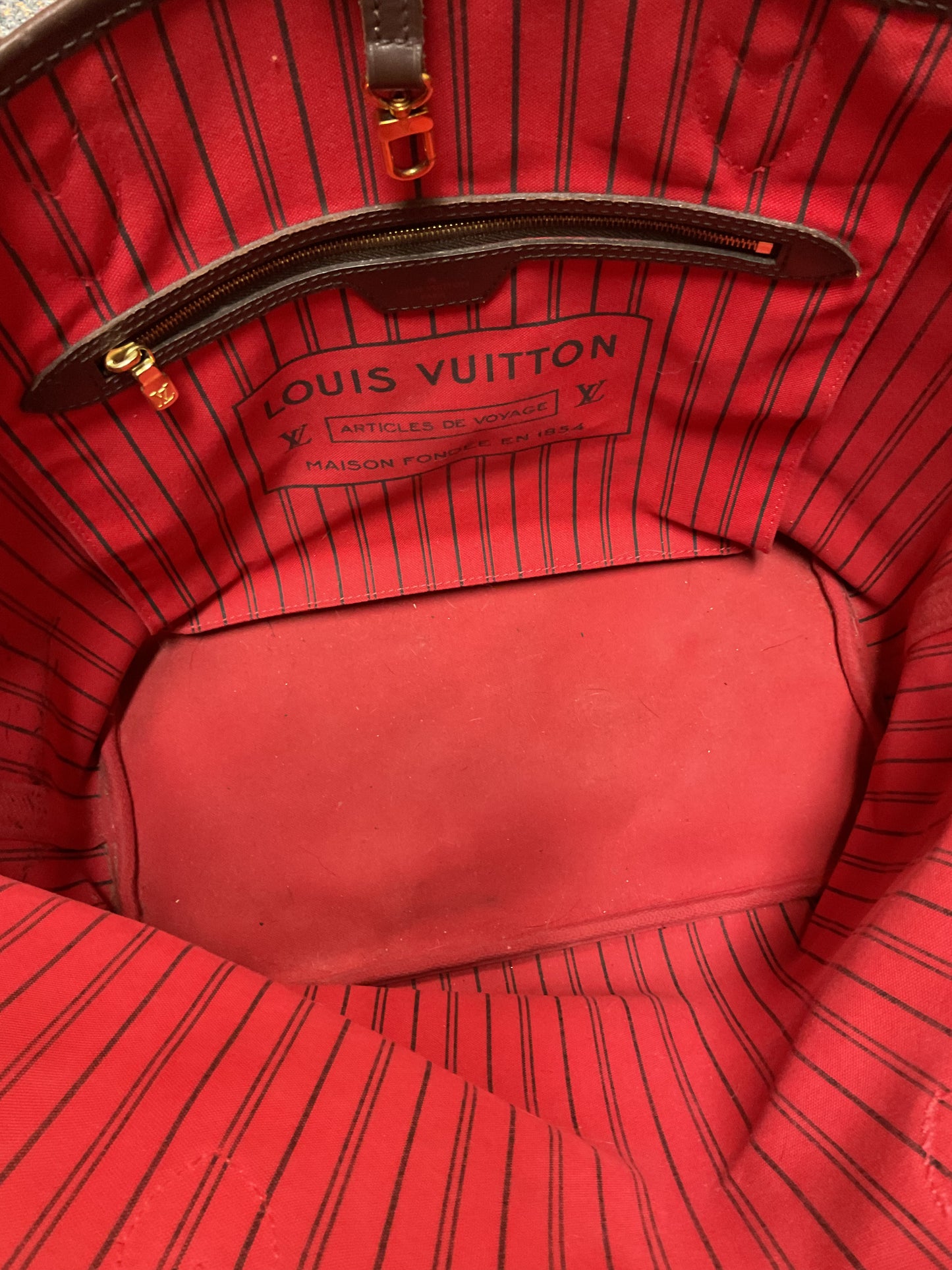 Tote Luxury Designer By Louis Vuitton, Size: Large