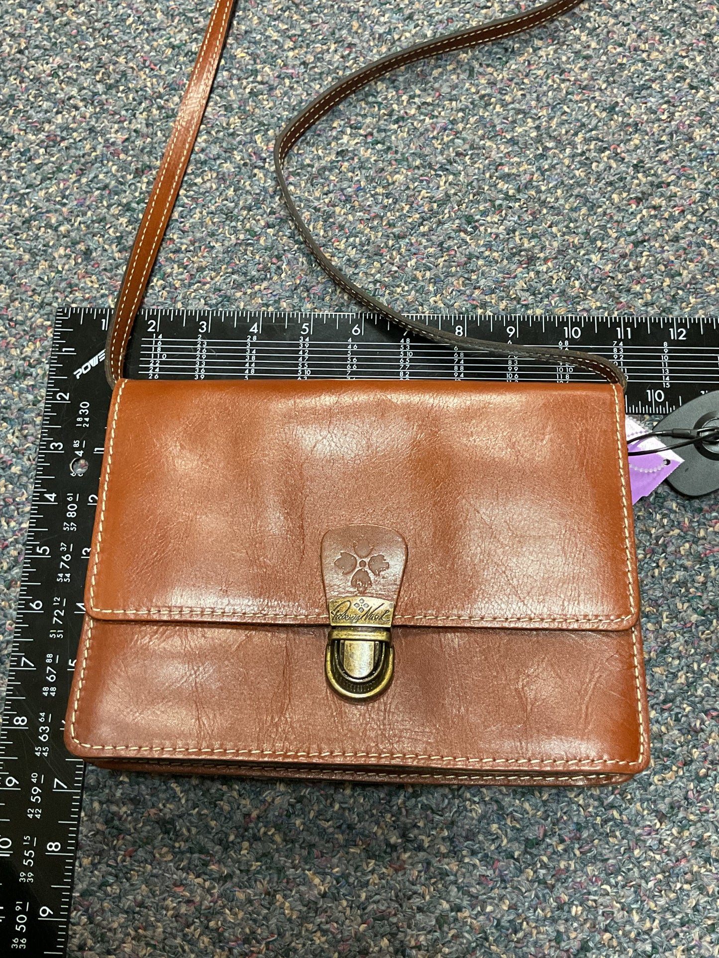 Crossbody Designer By Patricia Nash In Brown, Size:Small