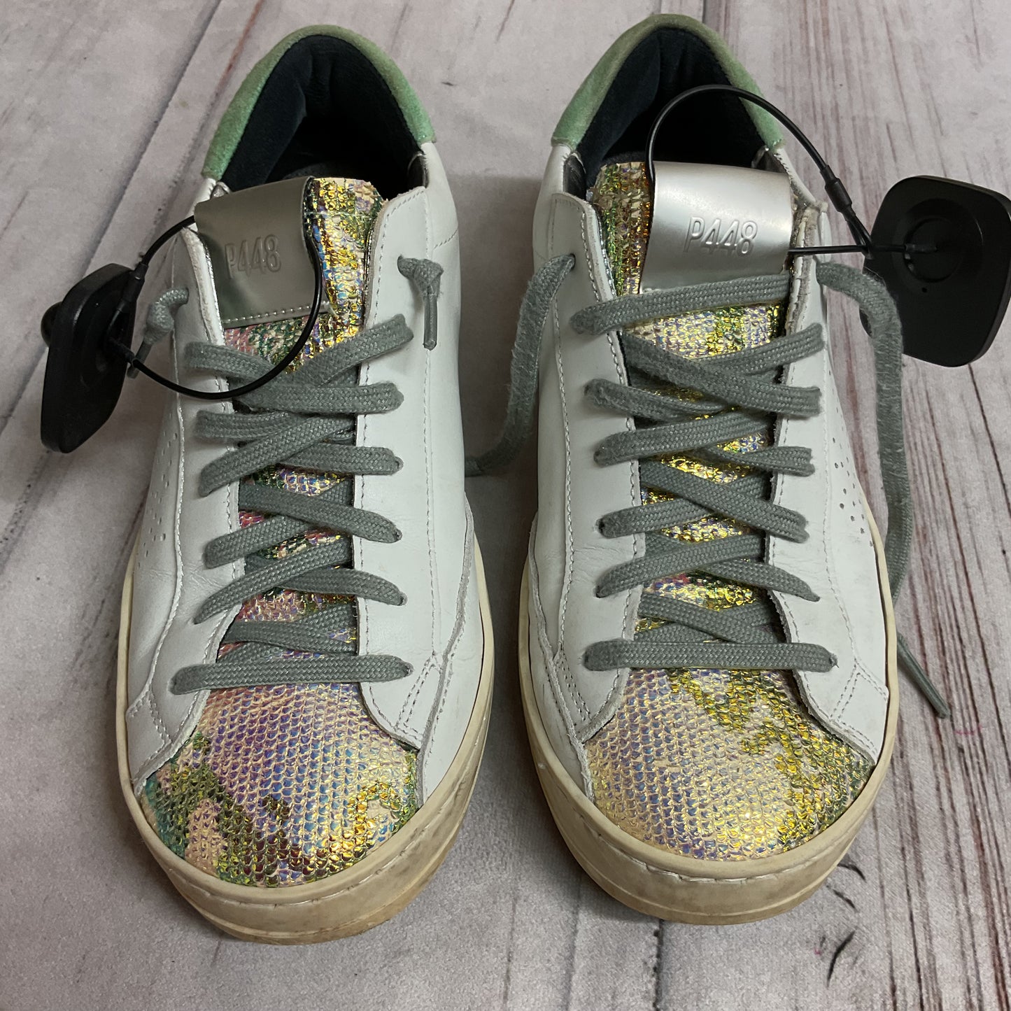 Shoes Sneakers By P448 In Green, Size:37