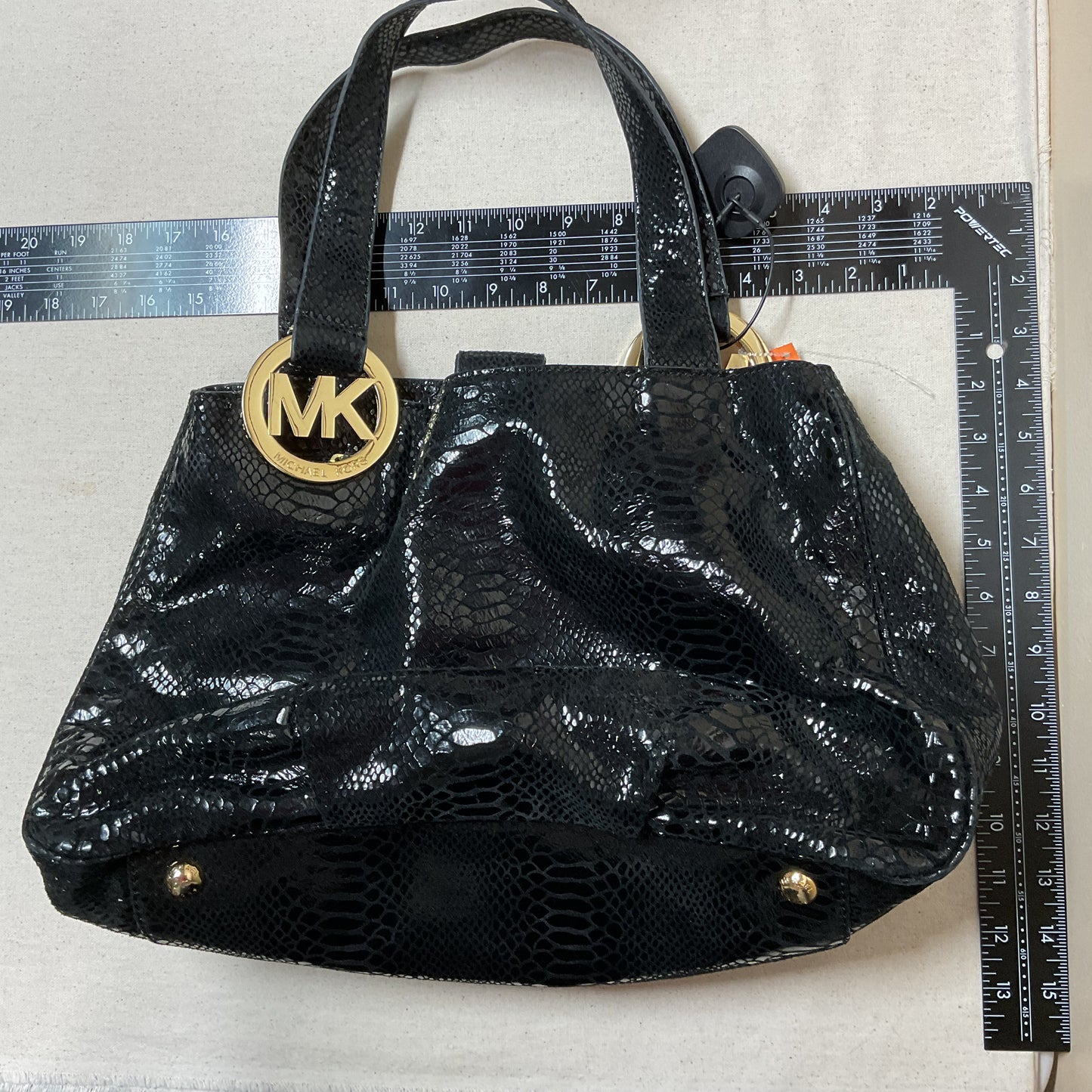 Handbag Designer By Michael Kors In Black, Size:Large