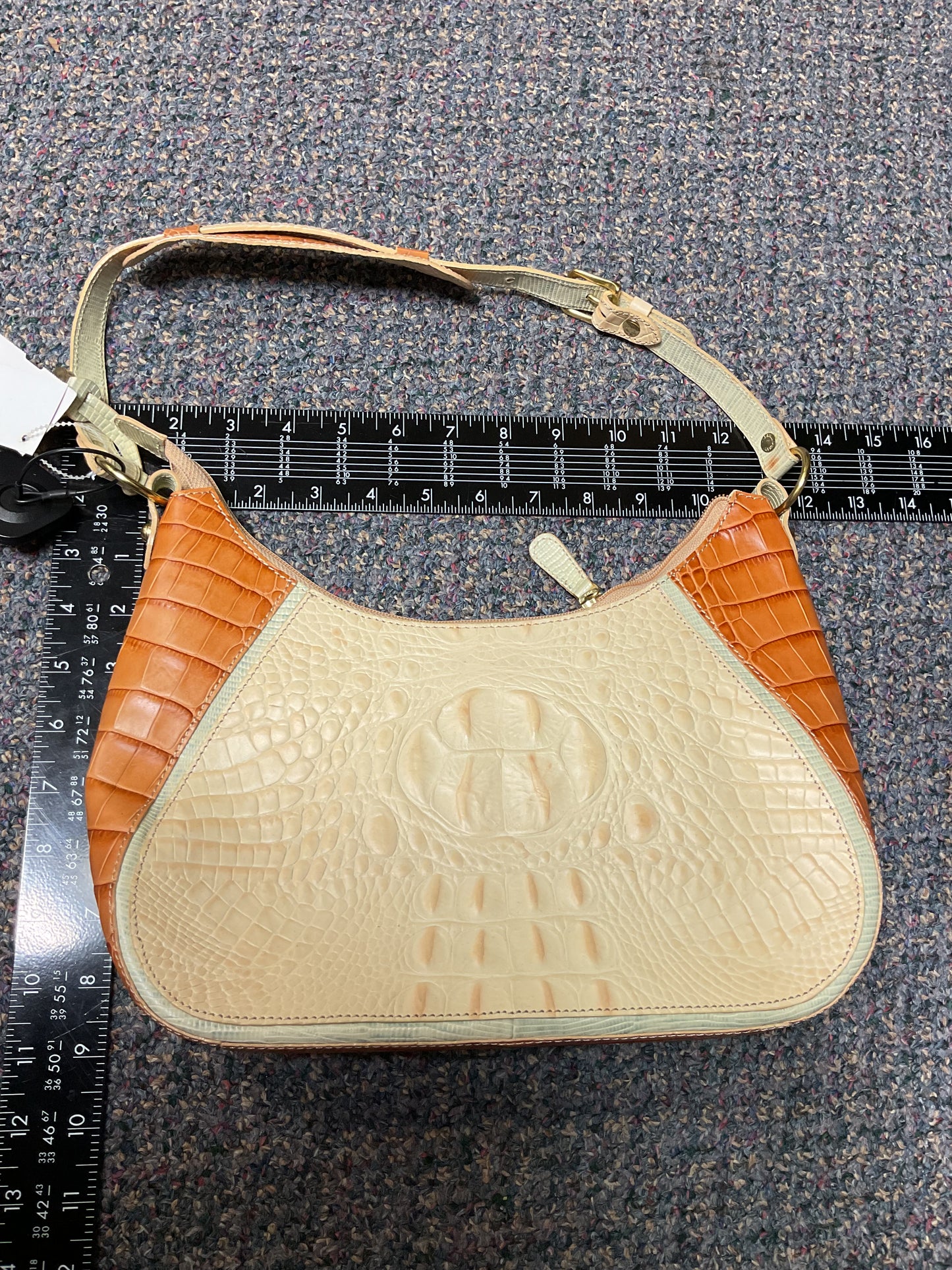 Handbag Designer By Brahmin In Brown, Size:Small