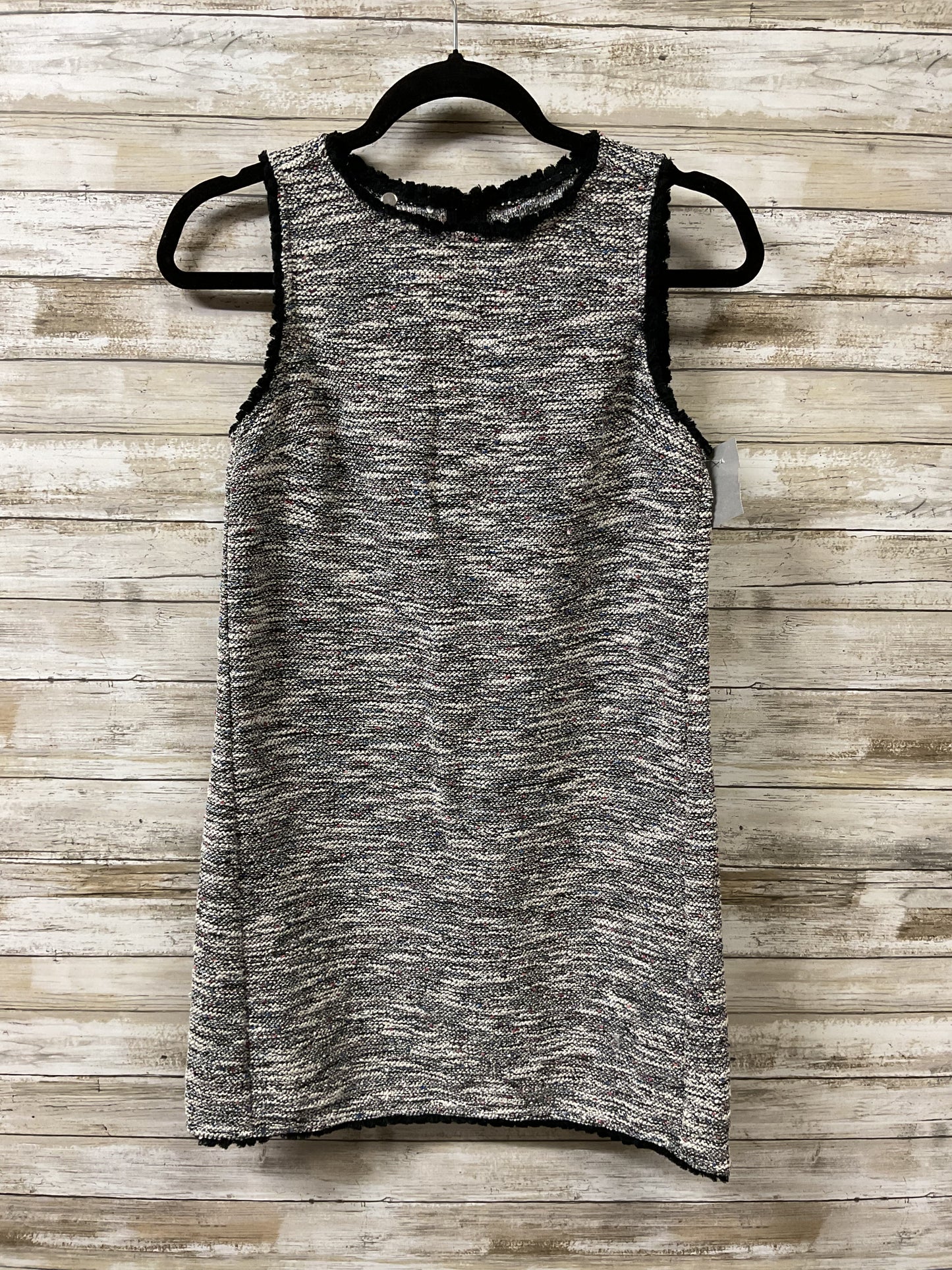 Dress Casual Midi By Loft In Black & Grey, Size:Sp