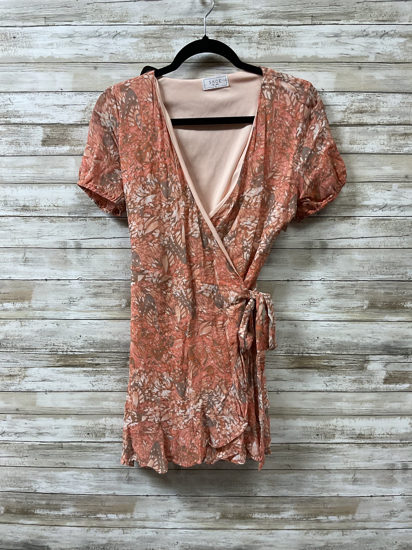 Dress Casual Short By Sage In Orange, Size:M