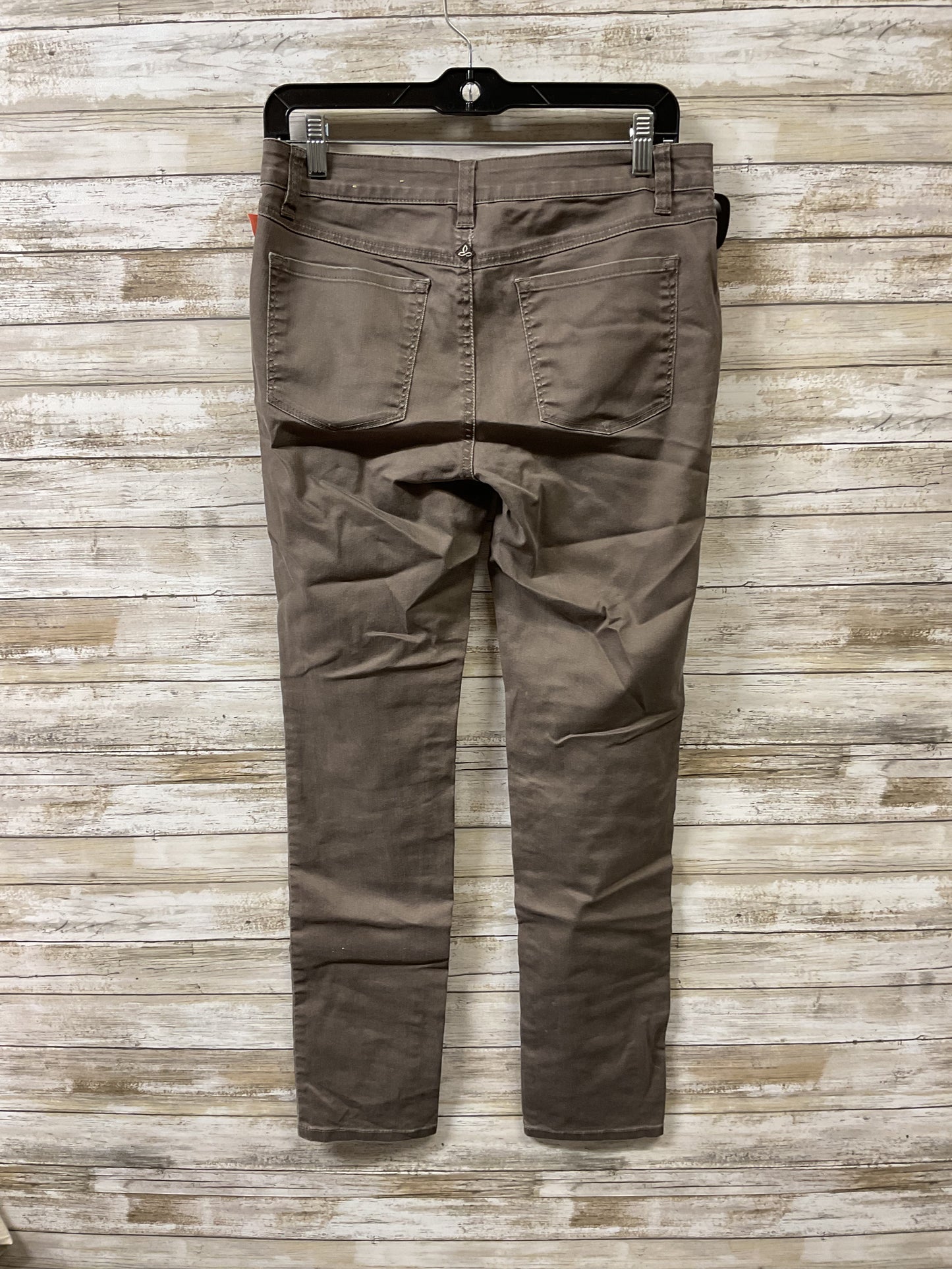 Jeans Skinny By Prana In Brown Denim, Size:6