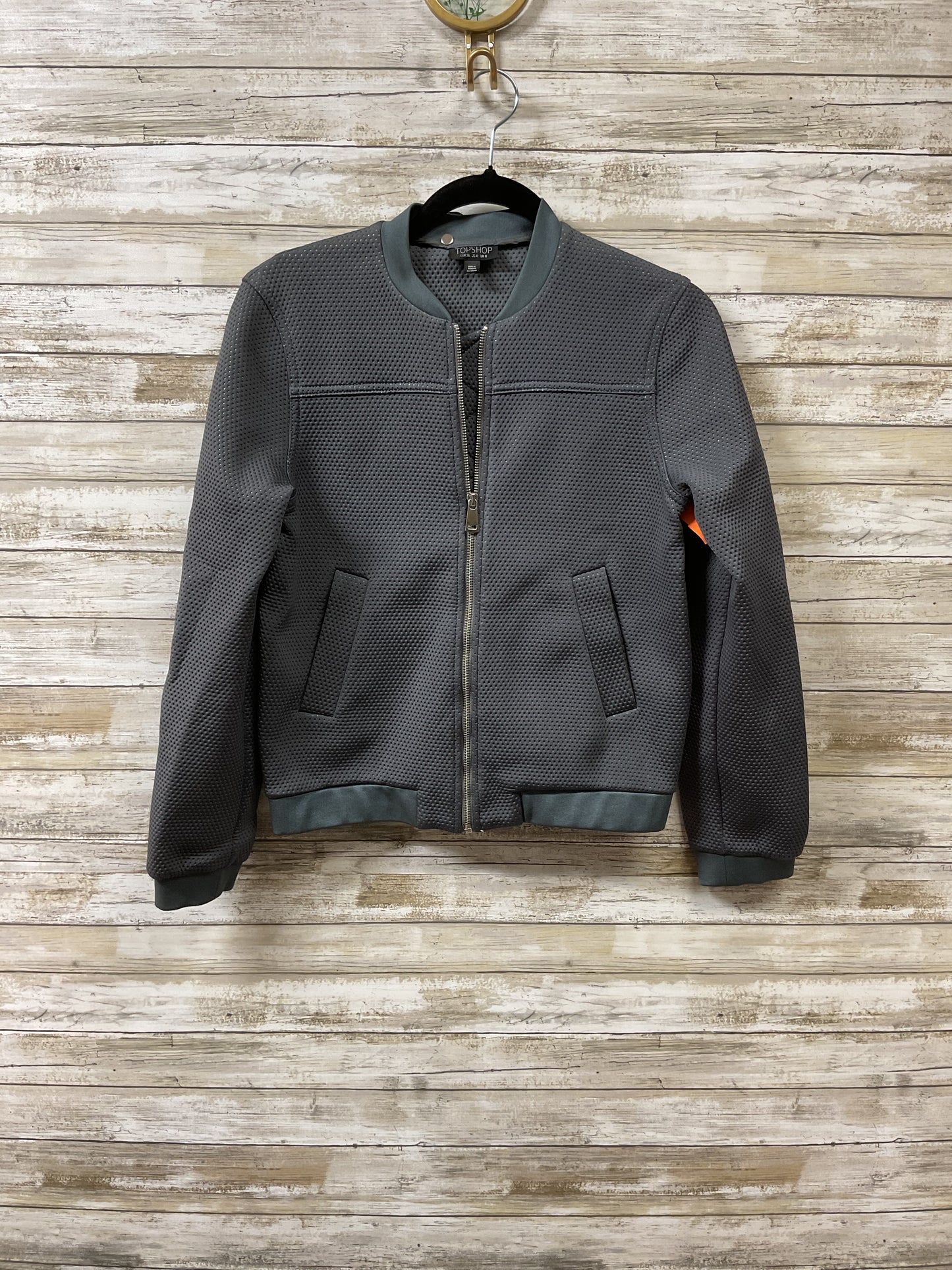 Jacket Other By Topshop In Grey, Size:4