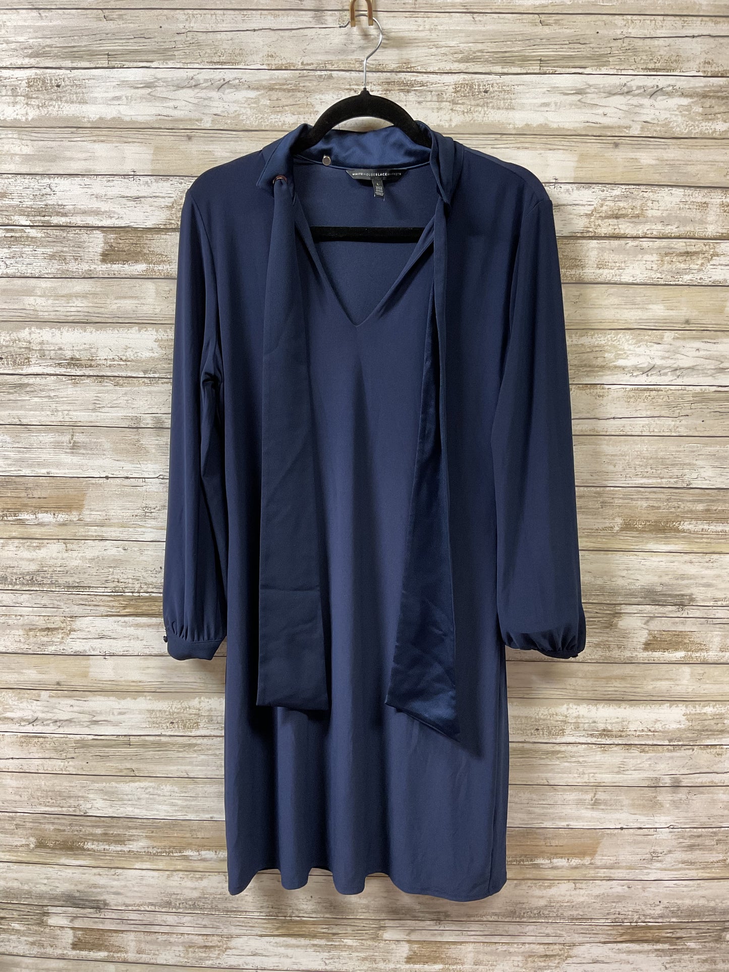 Dress Casual Short By White House Black Market In Blue, Size:L