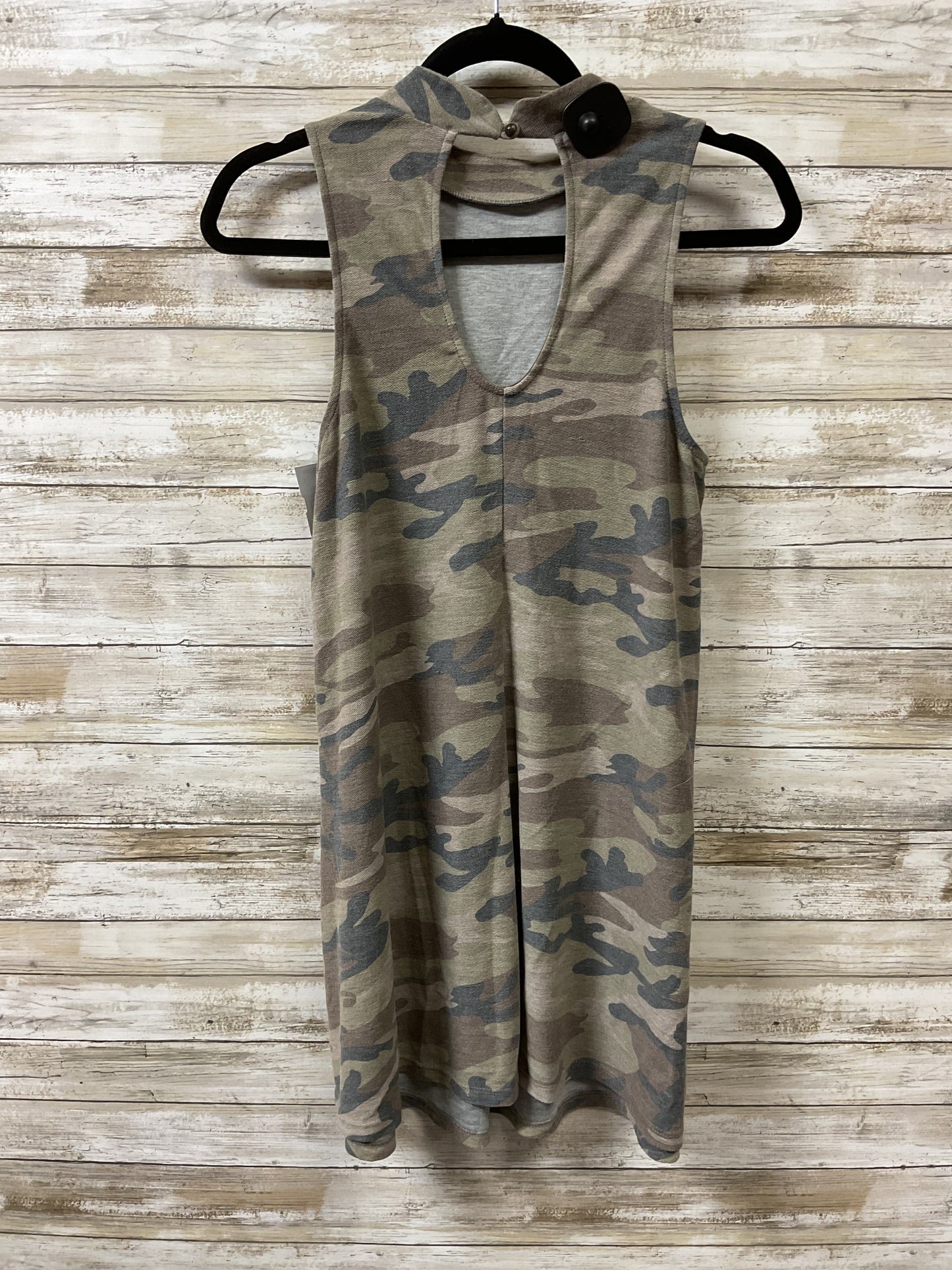Dress Casual Short By Everly In Camouflage Print, Size:S