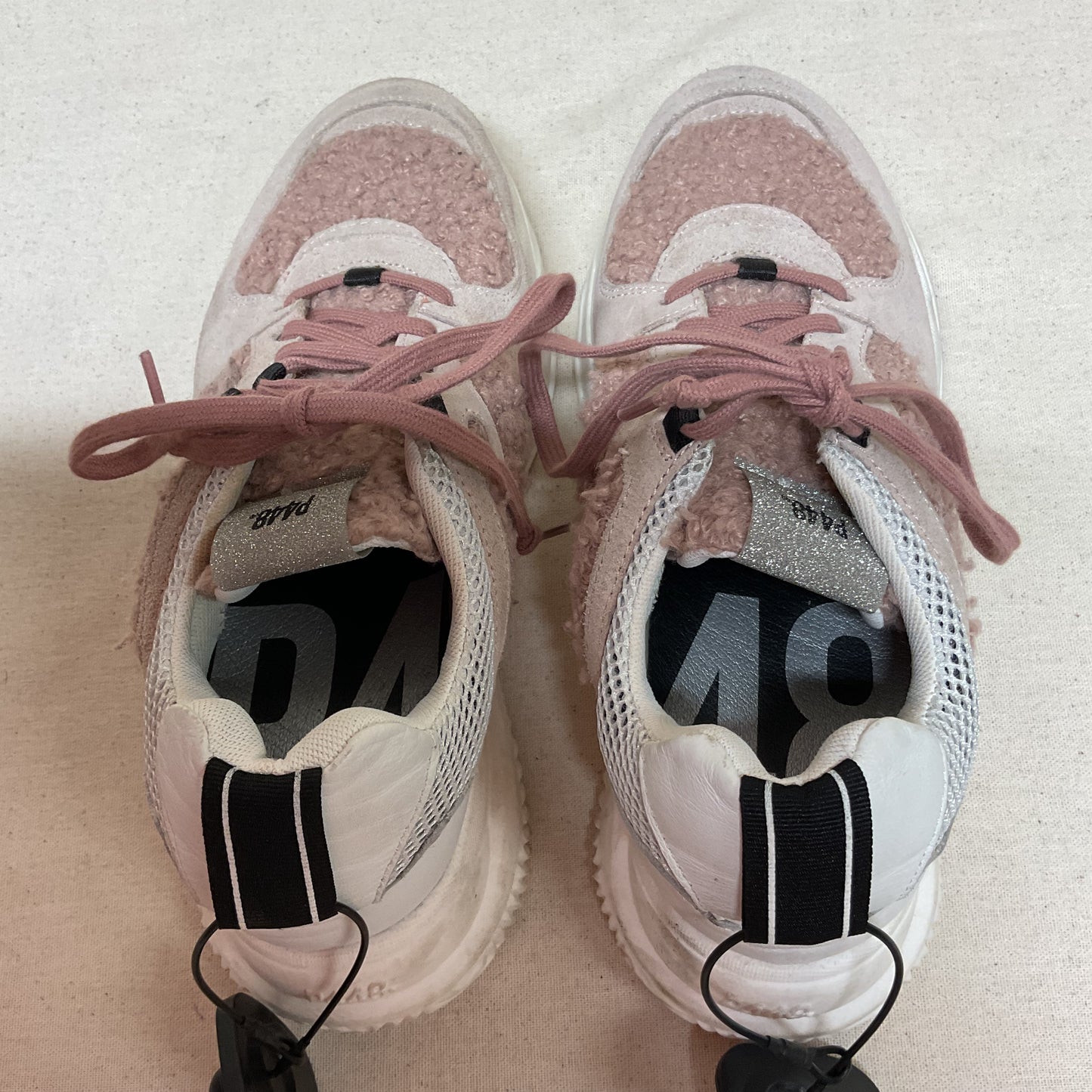 Shoes Sneakers By P448 In Pink & White, Size:39