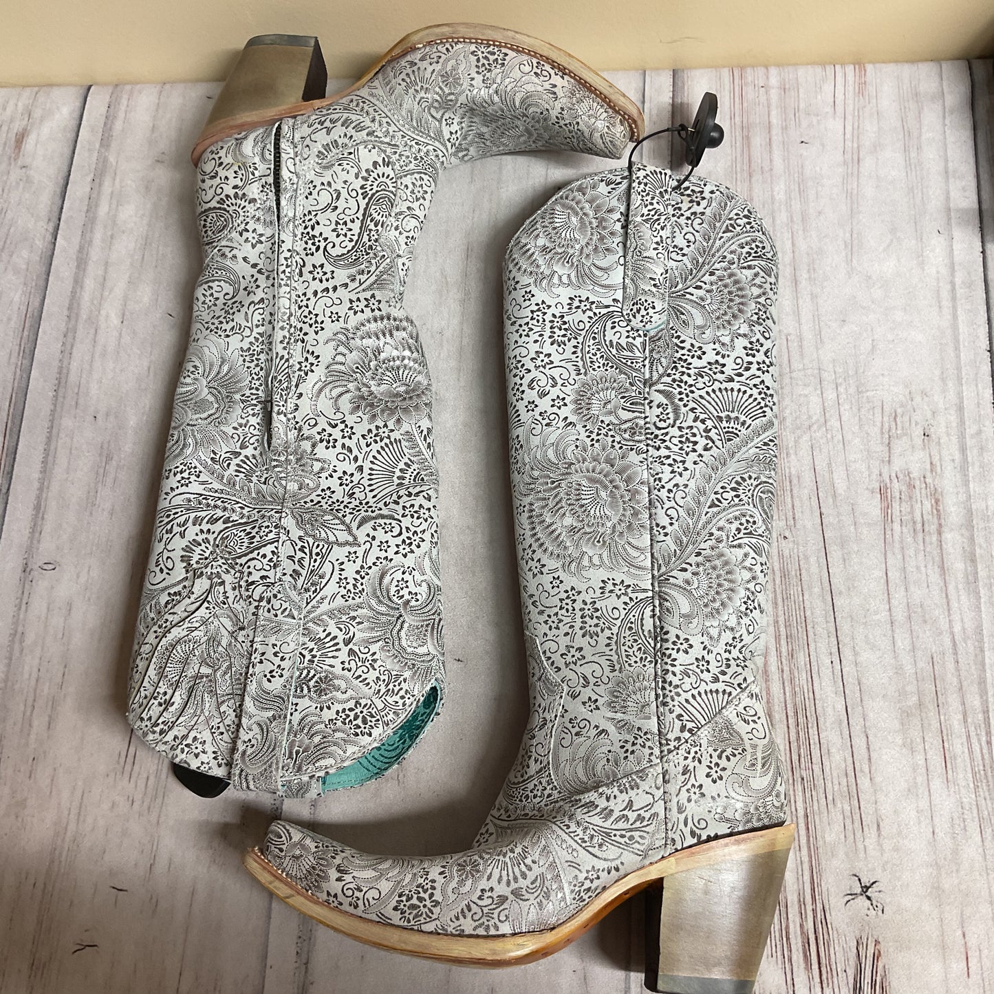 Boots Western By Corral In Grey, Size:8.5