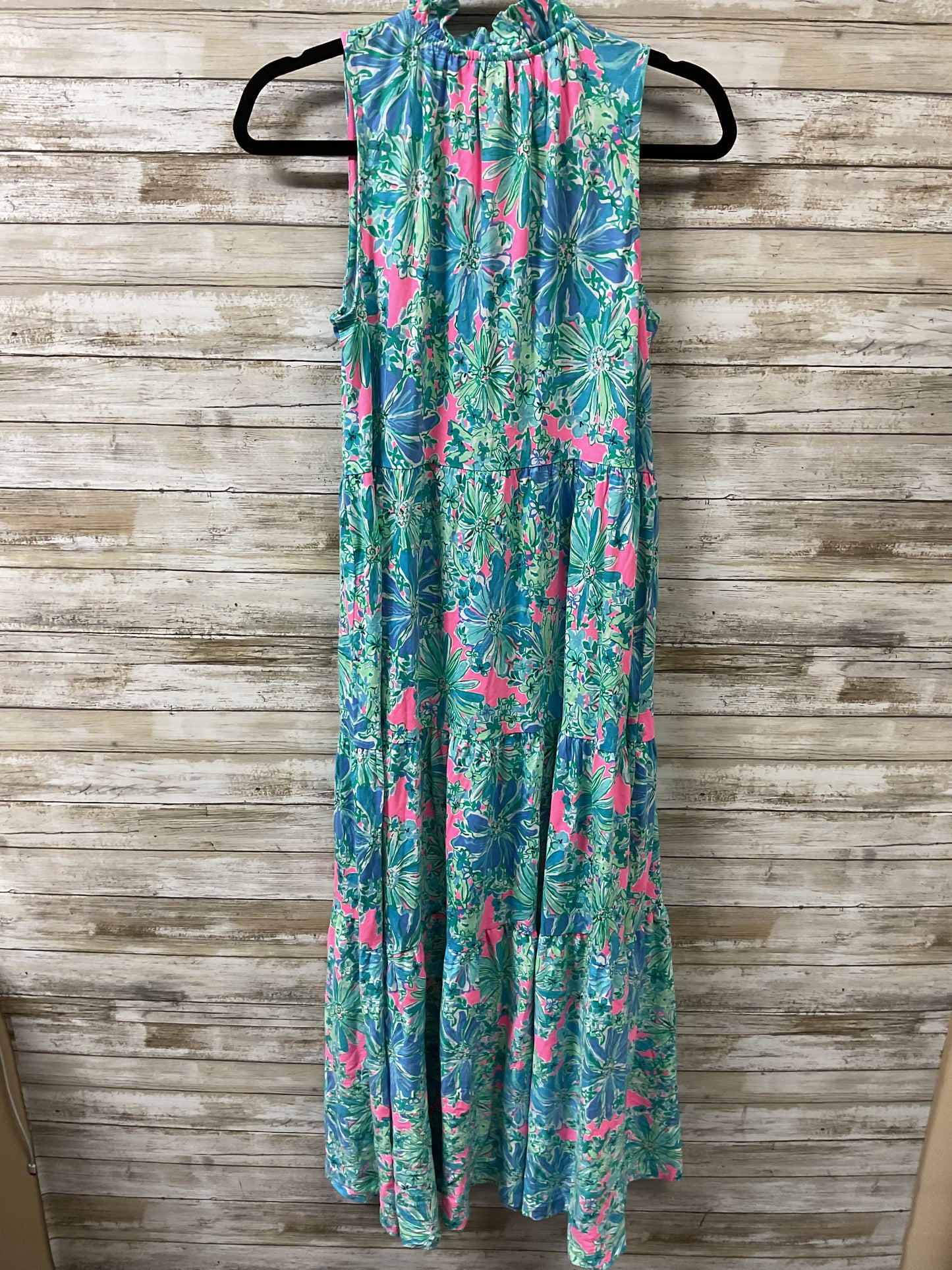 Dress Designer By Lilly Pulitzer In Blue & Green, Size:S