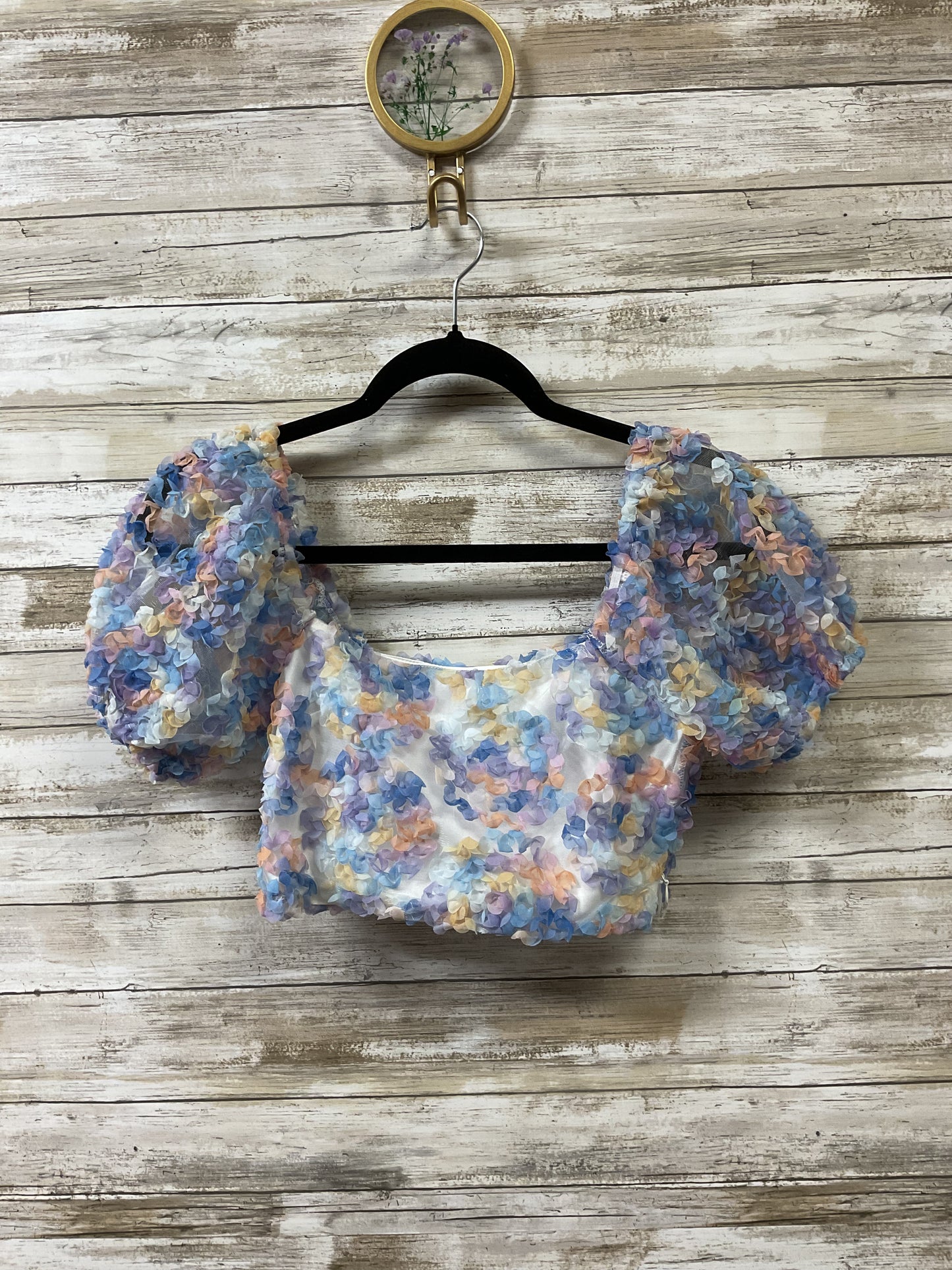 Top Ss By Le Lis In Blue & Purple, Size:Xs