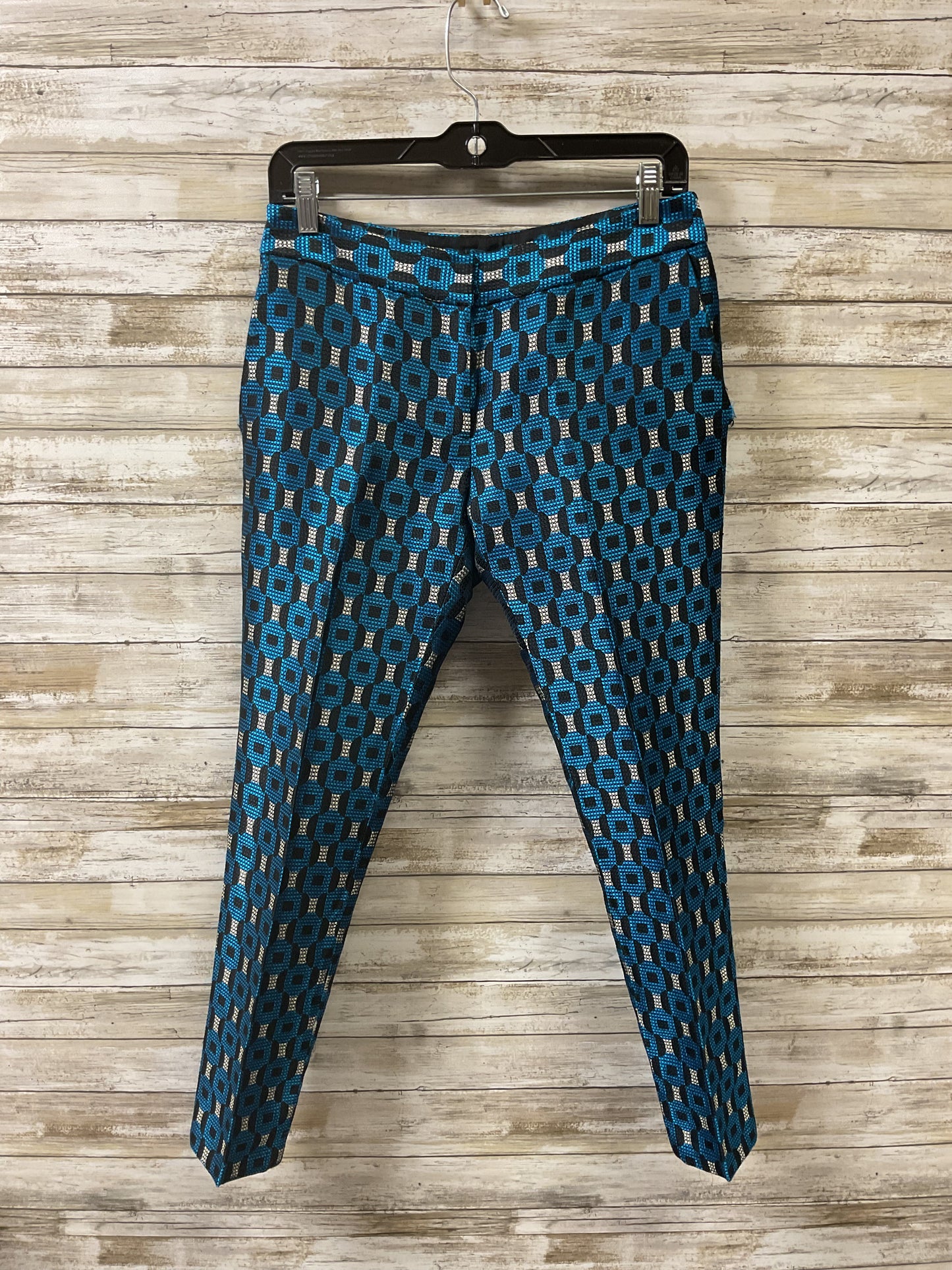 Pants Dress By Shoshanna In Black & Blue, Size:0