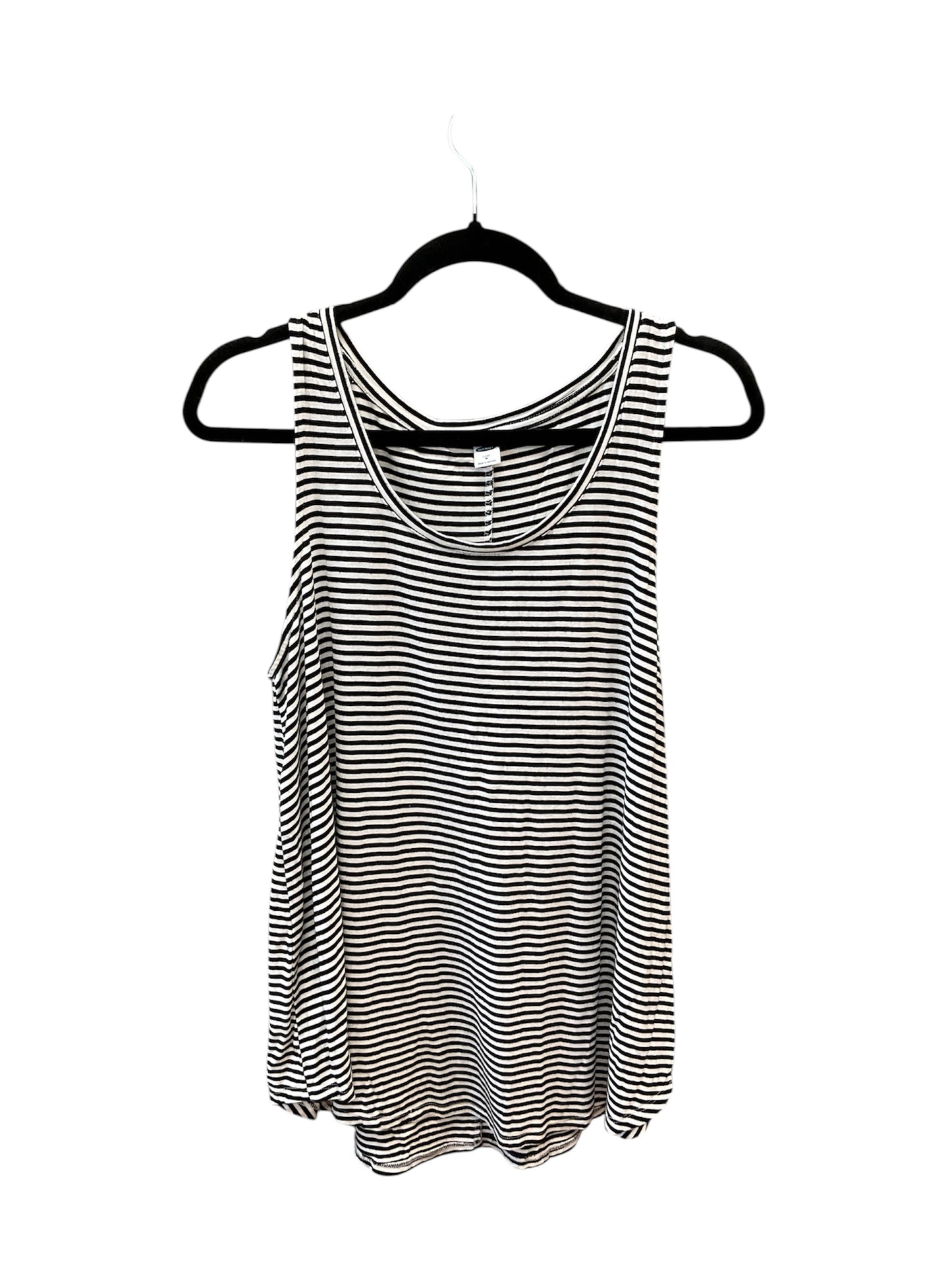 Top Sleeveless By Old Navy In Striped Pattern, Size:M