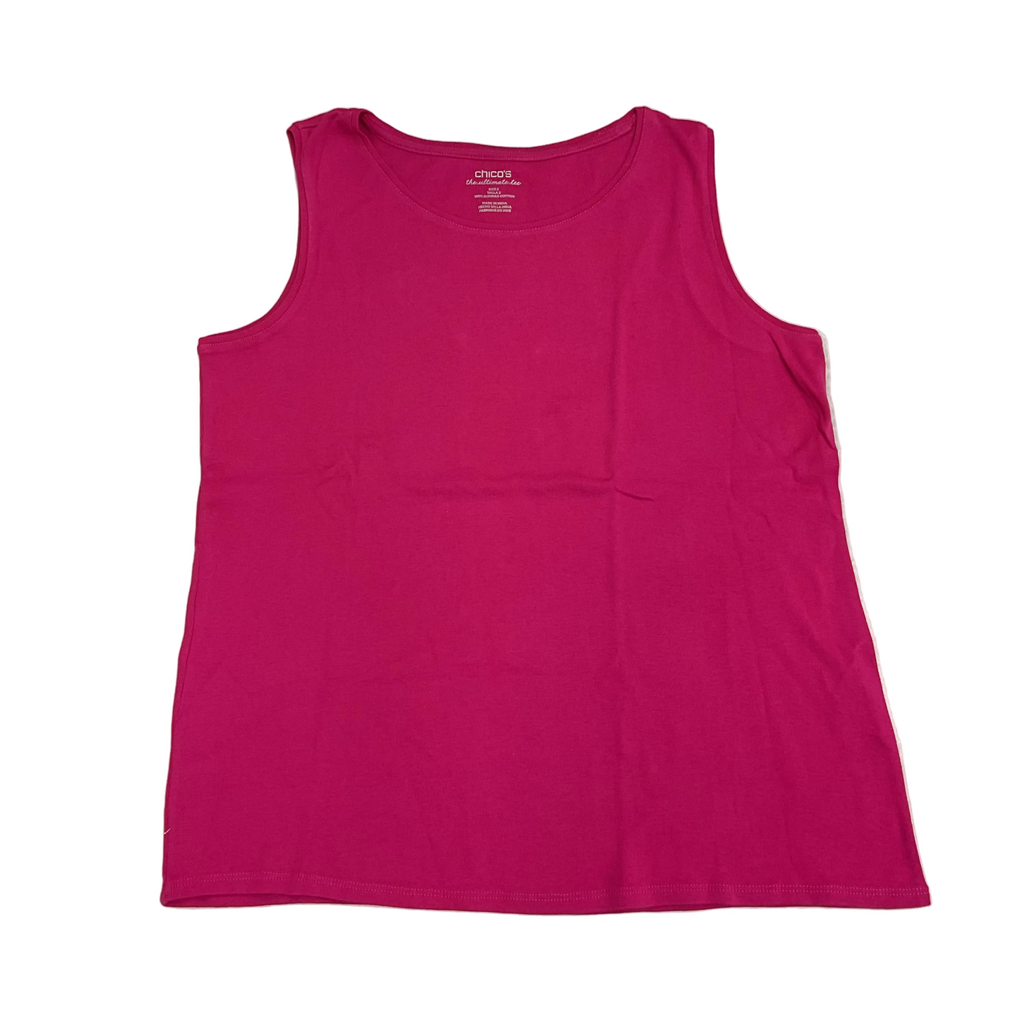 Tank Top By Chicos In Pink, Size:L