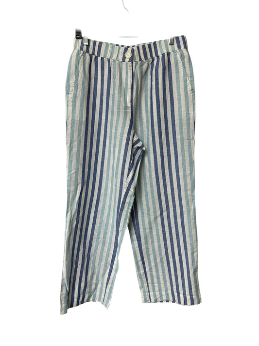 Pants Linen By Talbots In Striped Pattern, Size:Mp