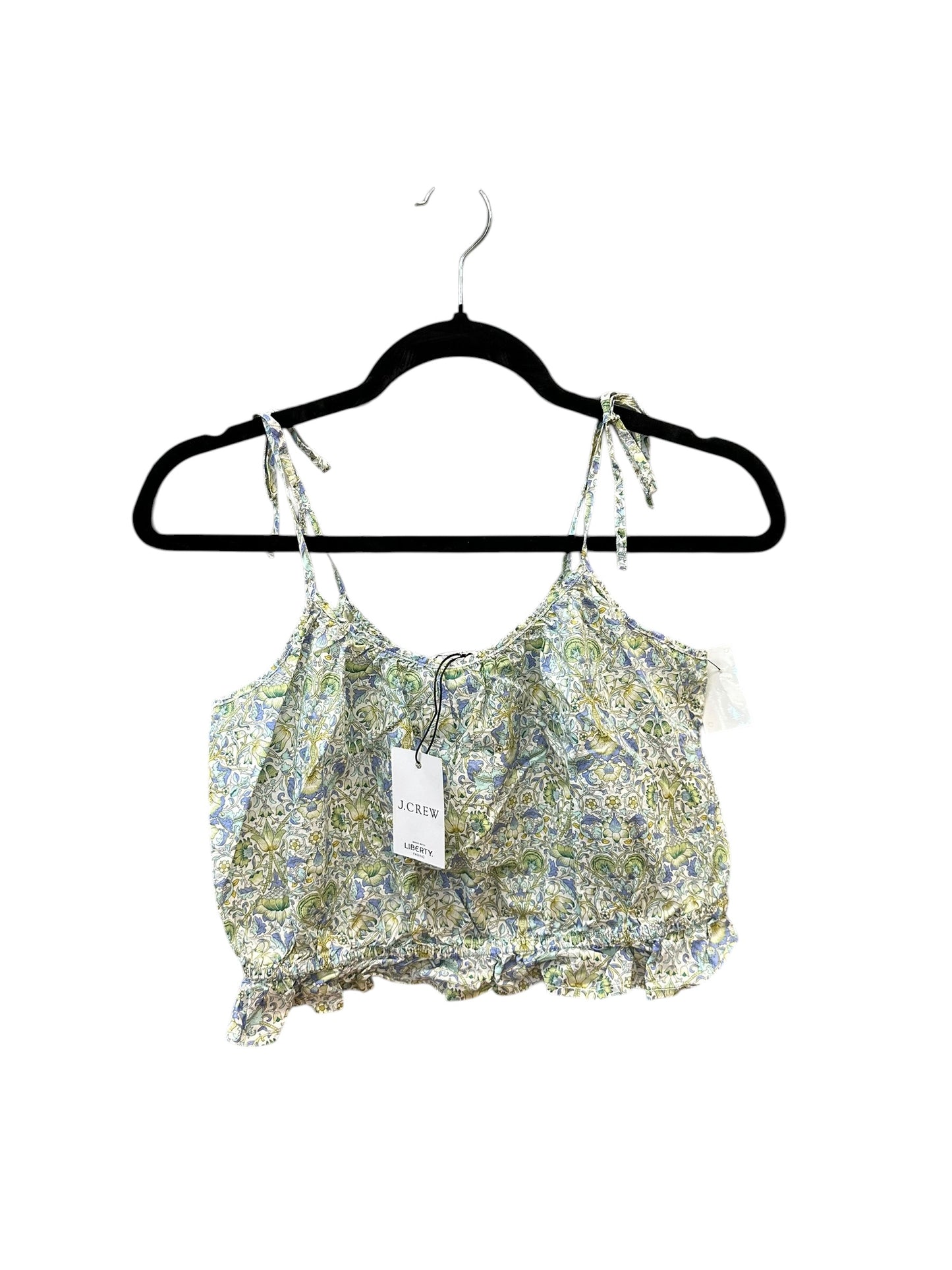 Top Sleeveless By J. Crew In Blue & Green, Size:S