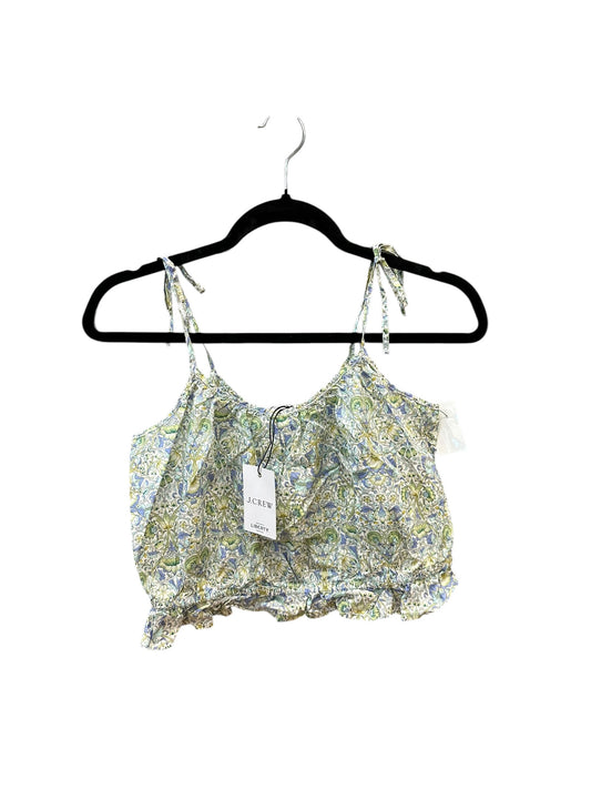 Top Sleeveless By J. Crew In Blue & Green, Size:S