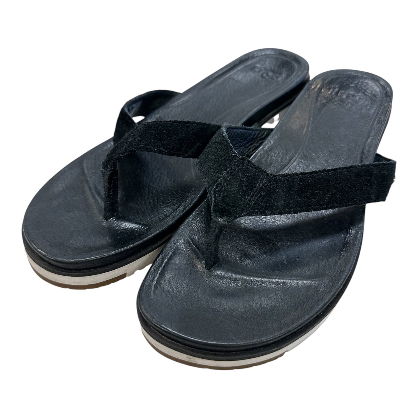 Sandals Designer By Ugg In Black, Size:6