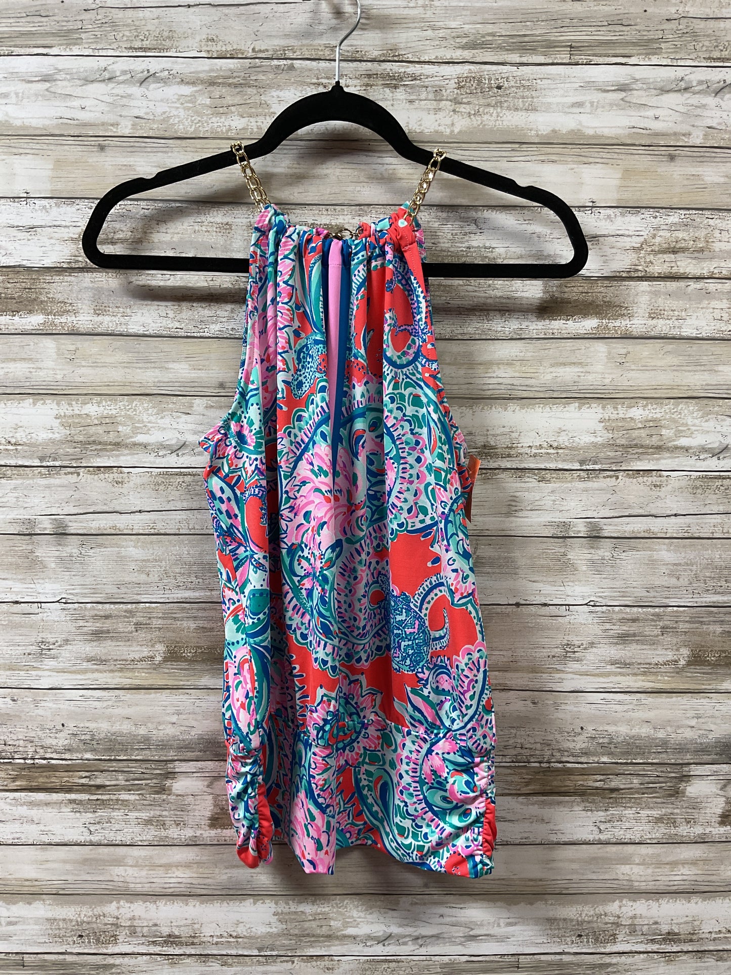 Top Sleeveless Designer By Lilly Pulitzer In Multi, Size:Xs