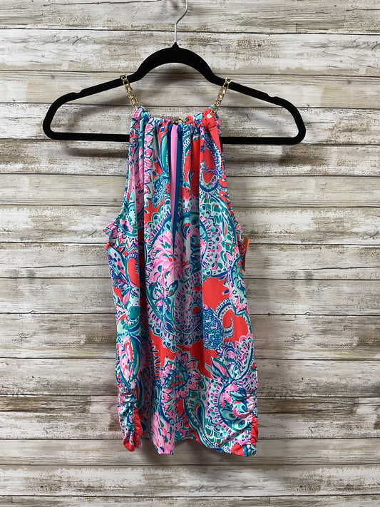 Top Sleeveless Designer By Lilly Pulitzer In Multi, Size:Xs