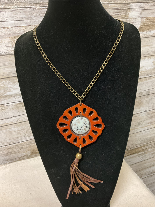 Necklace Statement By Clothes Mentor In Brown