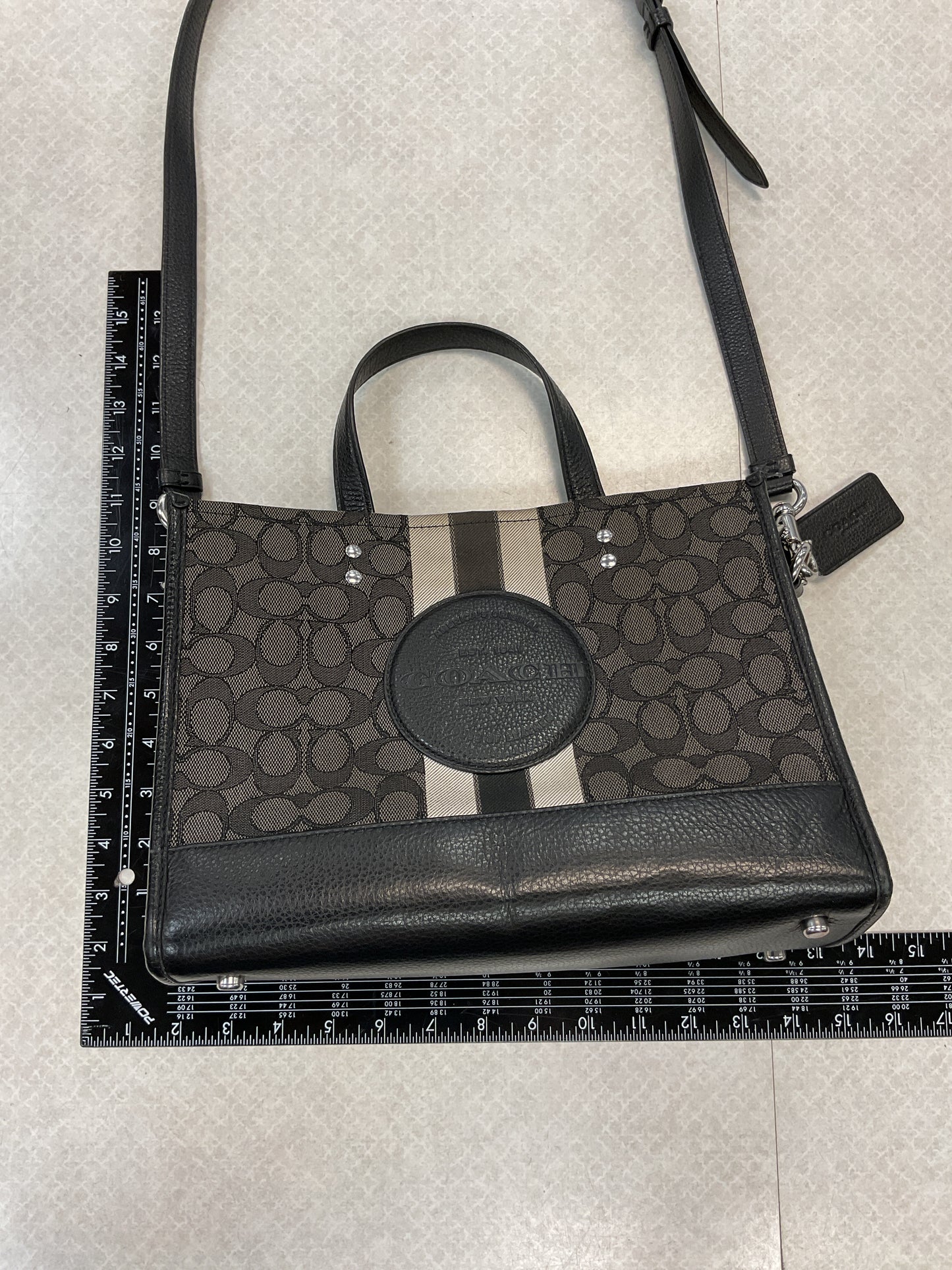 Handbag Designer By Coach In Navy, Size:Medium