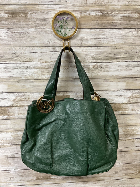 Handbag Designer By Michael Kors In Green, Size:Medium