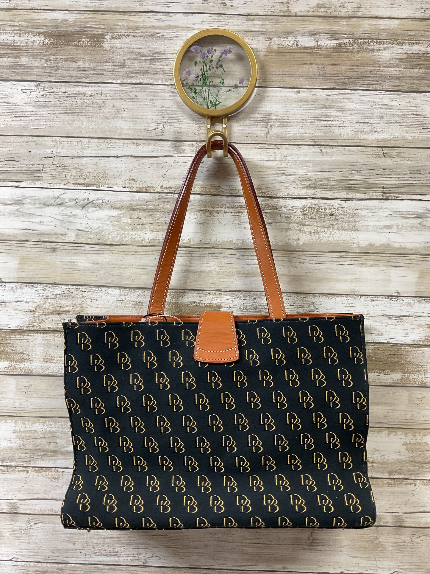 Handbag Designer By Dooney And Bourke In Black, Size:Medium