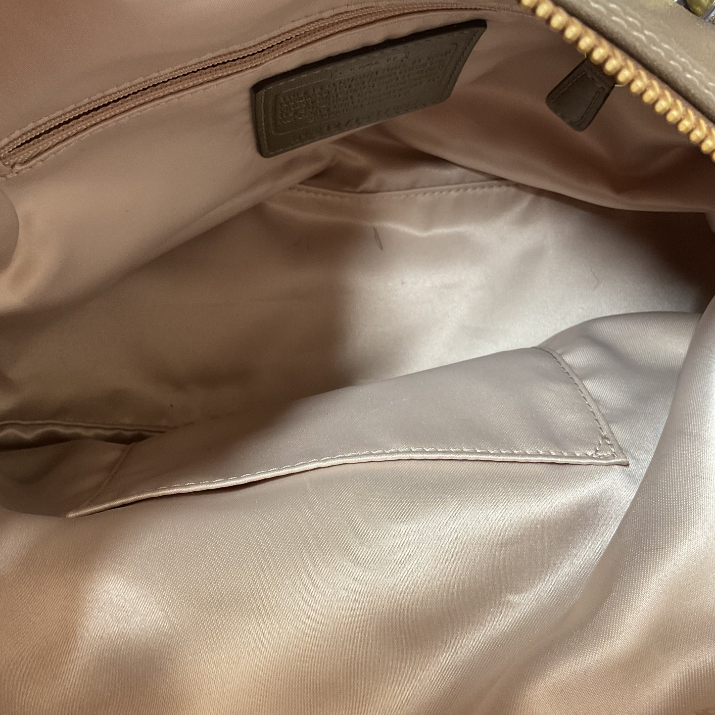 Handbag Designer By Coach In Brown & Pink, Size:Medium
