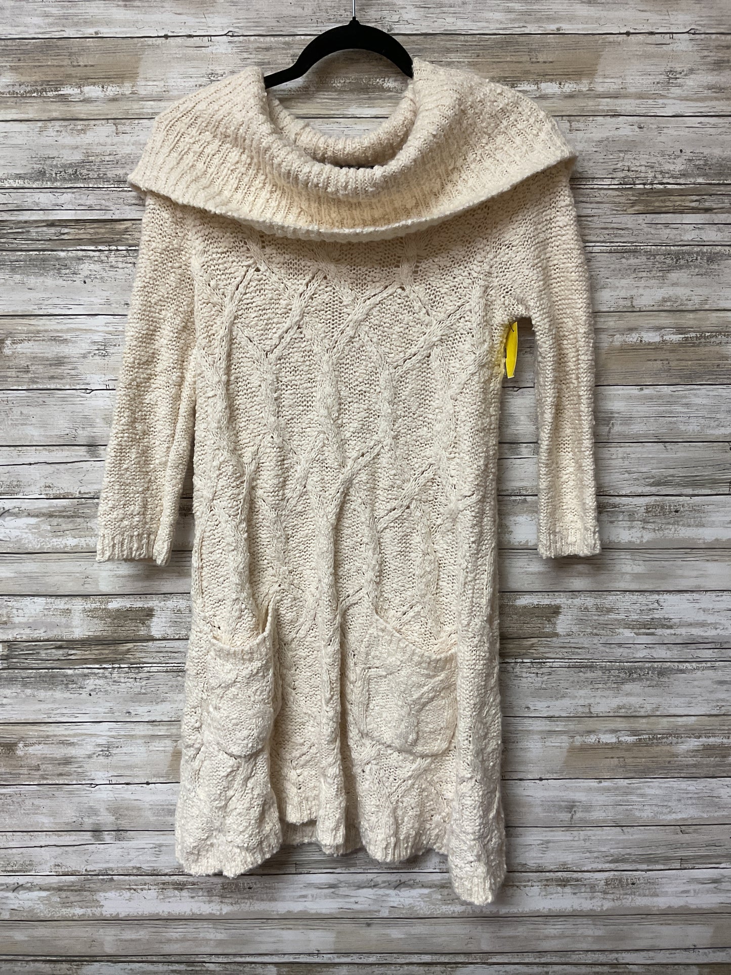 Dress Sweater By Sleeping On Snow In Cream, Size:S