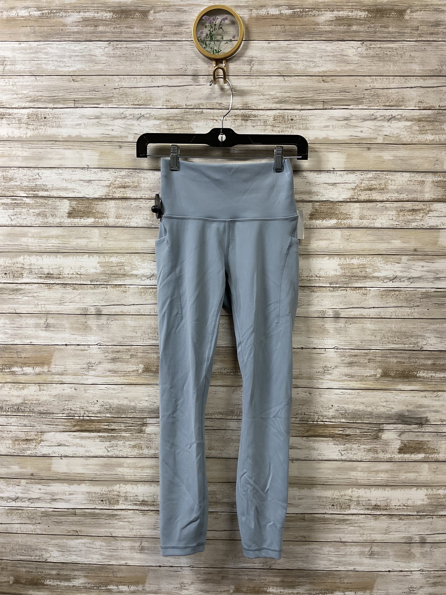 Athletic Leggings By Lululemon In Blue, Size:4