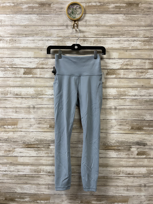 Athletic Leggings By Lululemon In Blue, Size:4