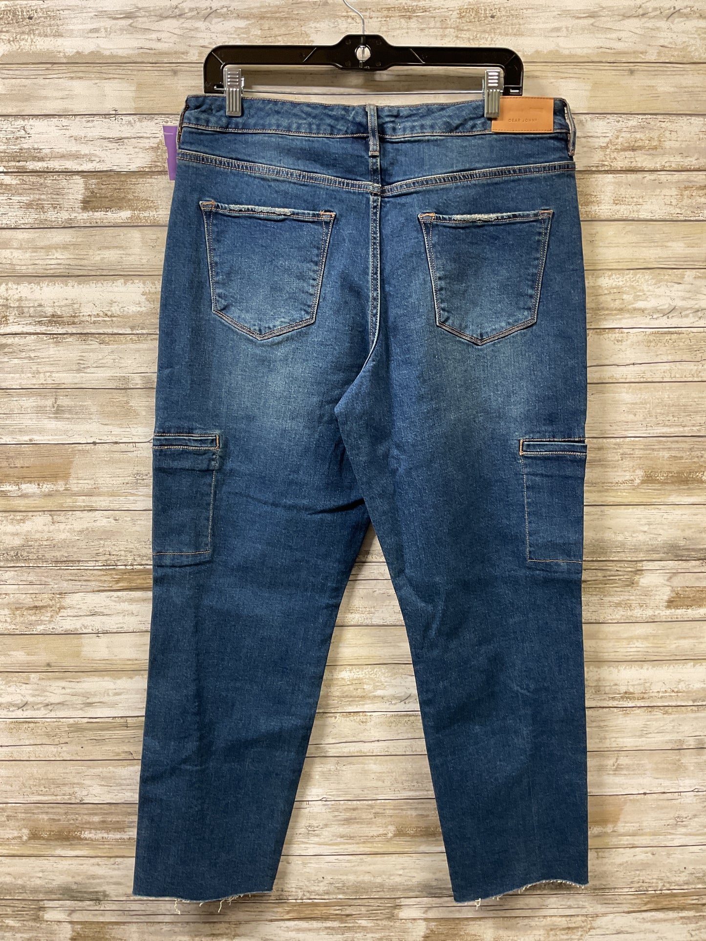 Jeans Straight By Dear John In Blue Denim, Size:12