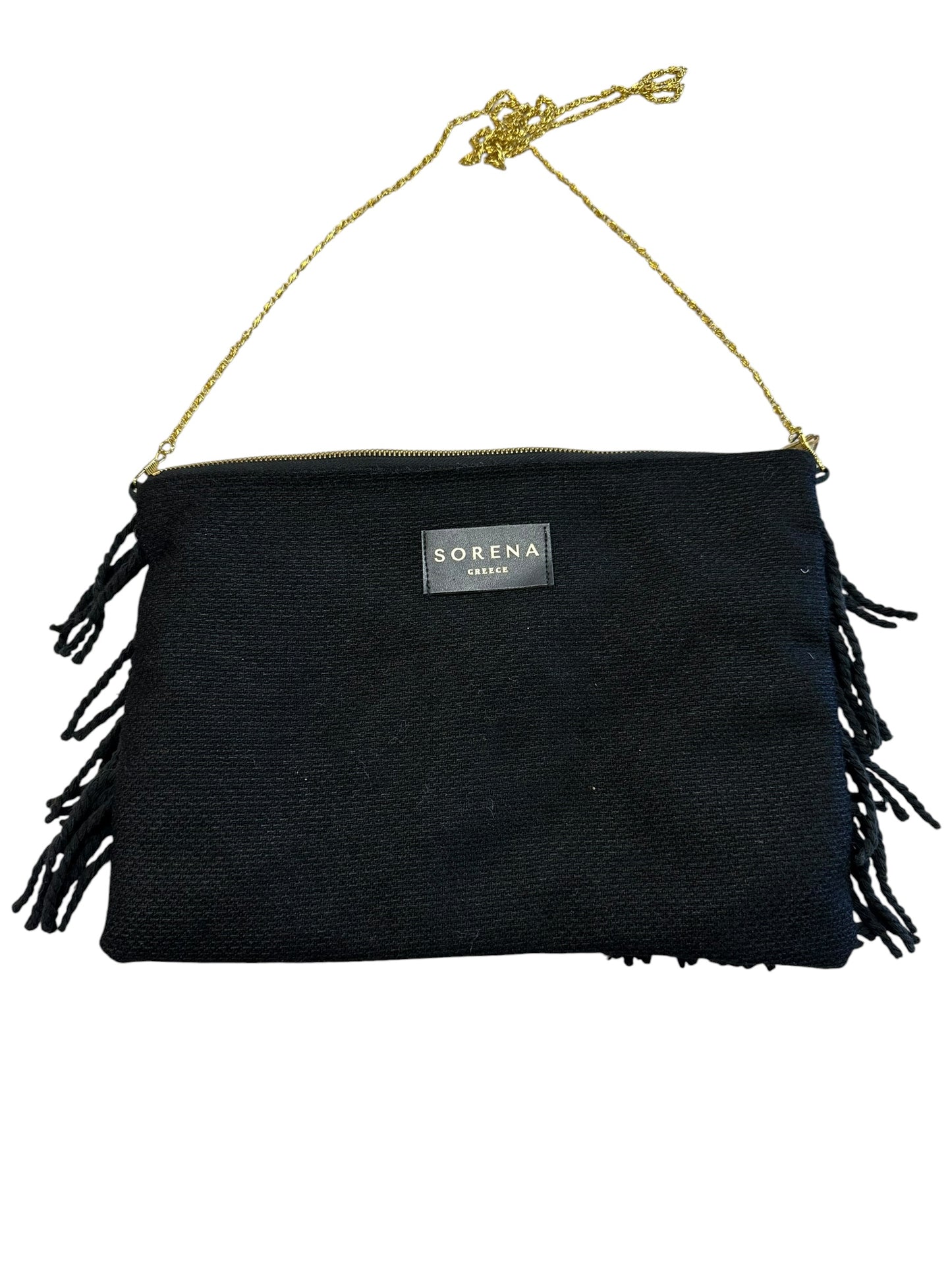 Crossbody By Cmb In Black & Gold, Size:Large