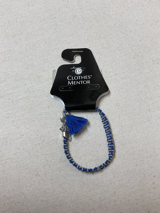 Bracelet Beaded By Fossil In Blue & Silver