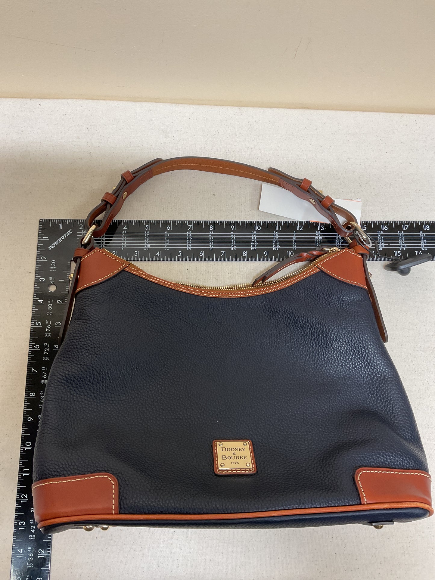 Handbag Designer By Dooney And Bourke In Navy, Size:Medium