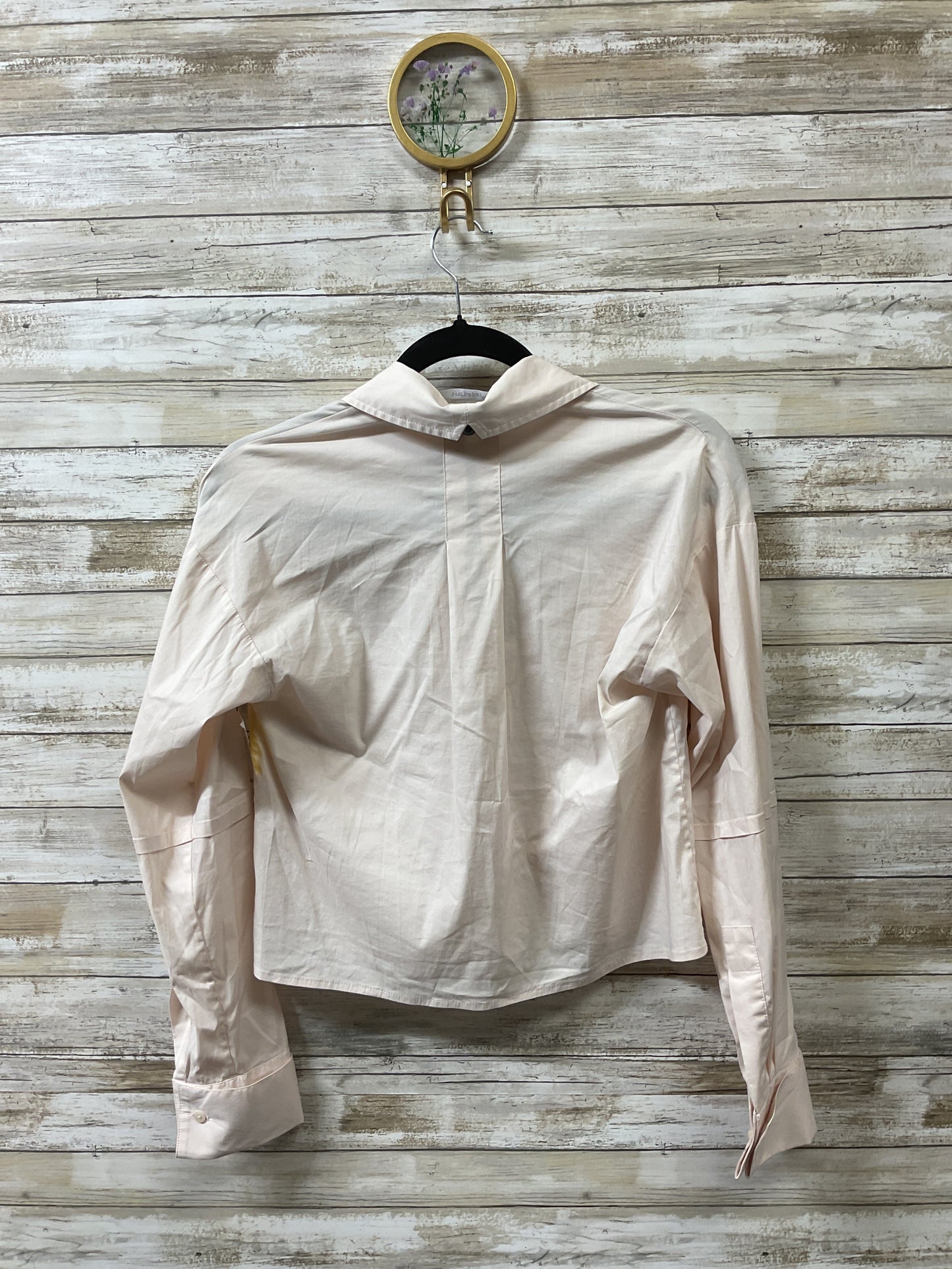 Blouse Ls By Cma In Cream, Size:Xs