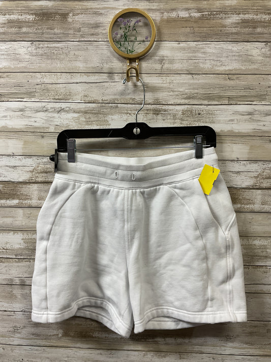 Athletic Shorts By Lululemon In White, Size:6