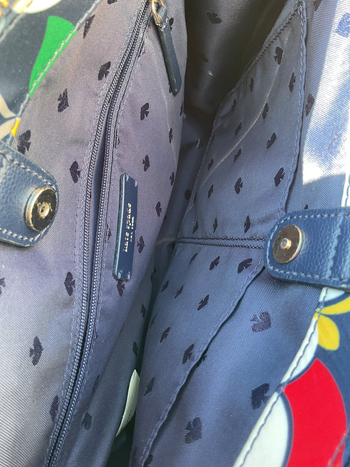 Handbag Designer By Kate Spade In Floral Print, Size:Medium