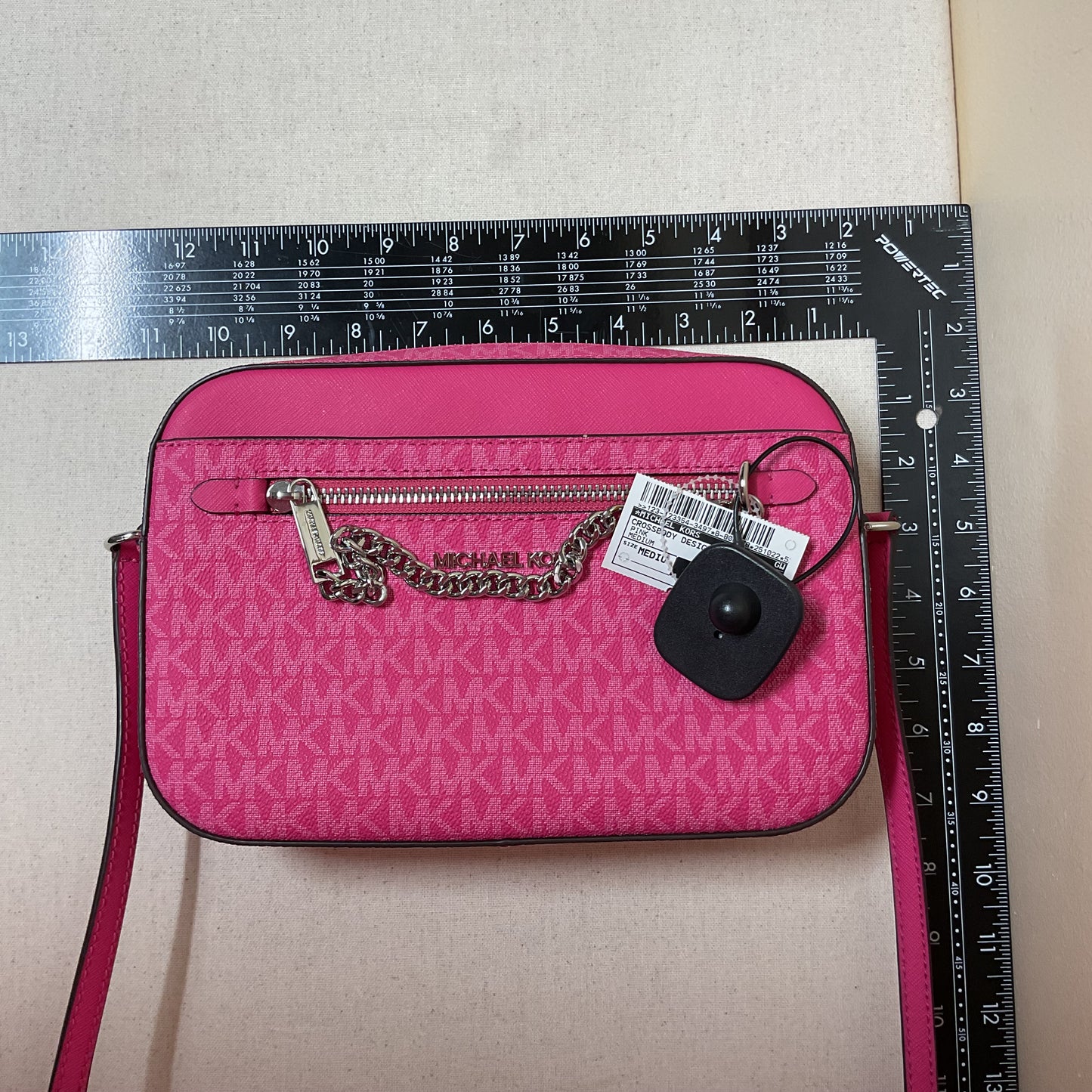 Crossbody Designer By Michael Kors In Pink, Size:Medium