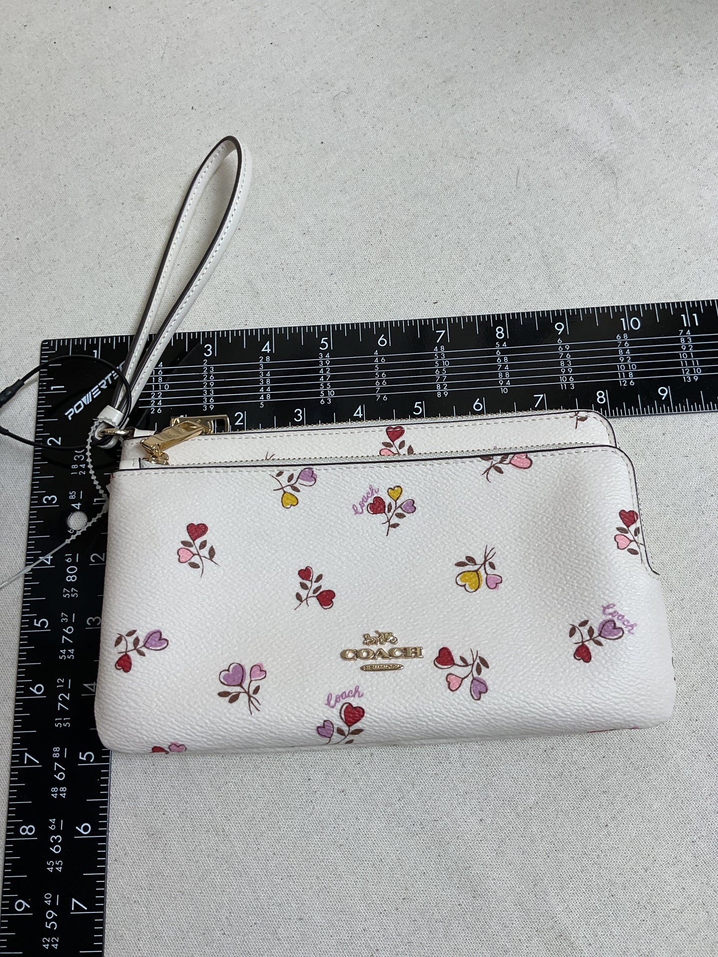 Wristlet Designer By Coach In Floral Print, Size:Large