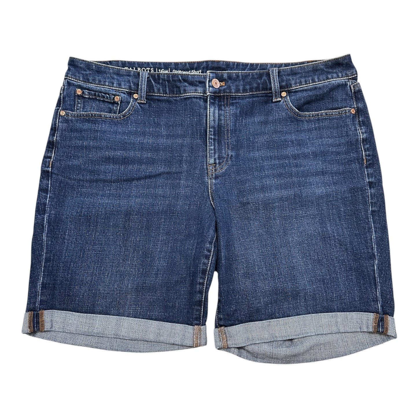 Shorts By Talbots In Blue Denim, Size:16