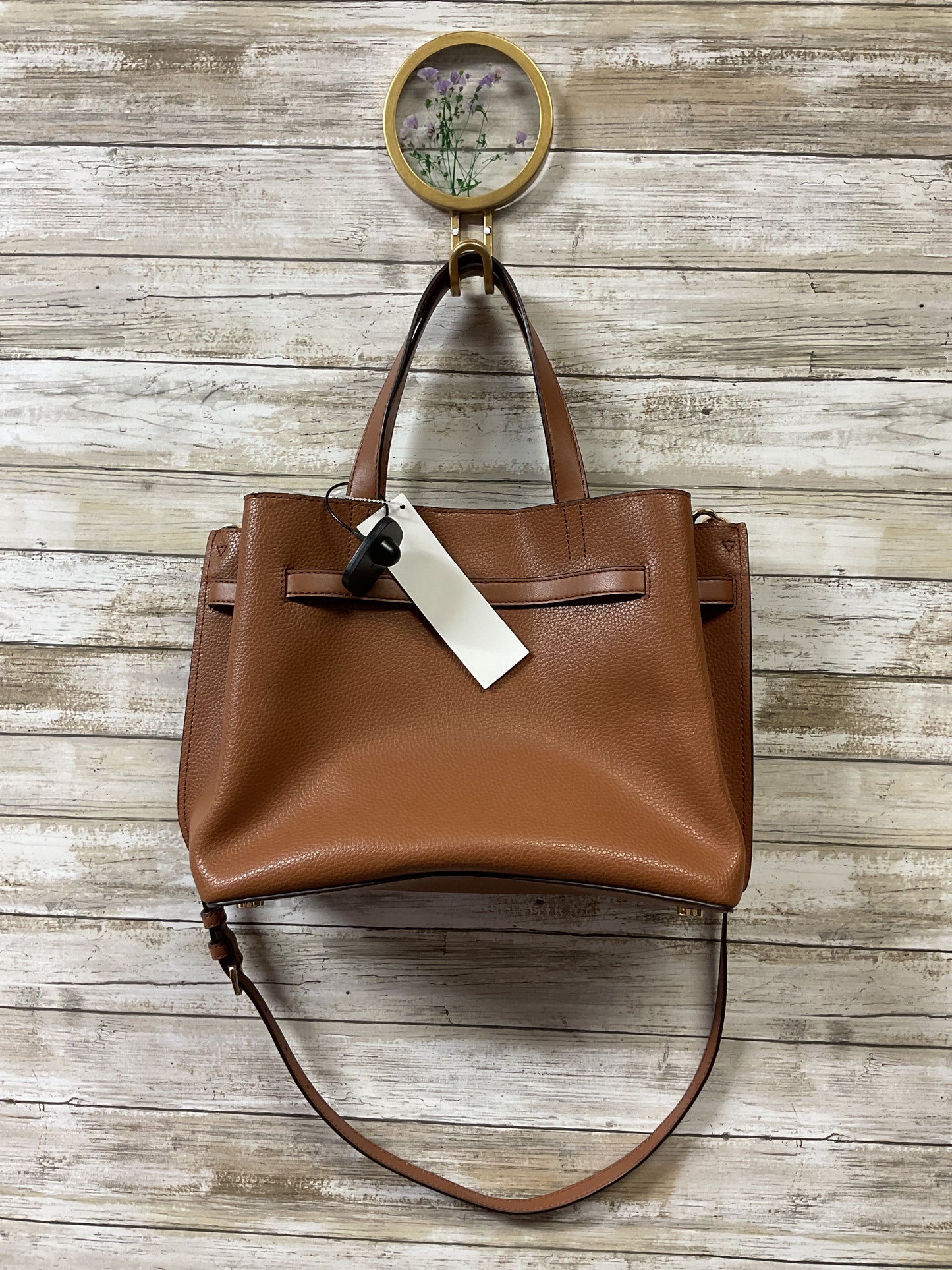 Handbag Designer By Michael Kors In Brown, Size:Medium