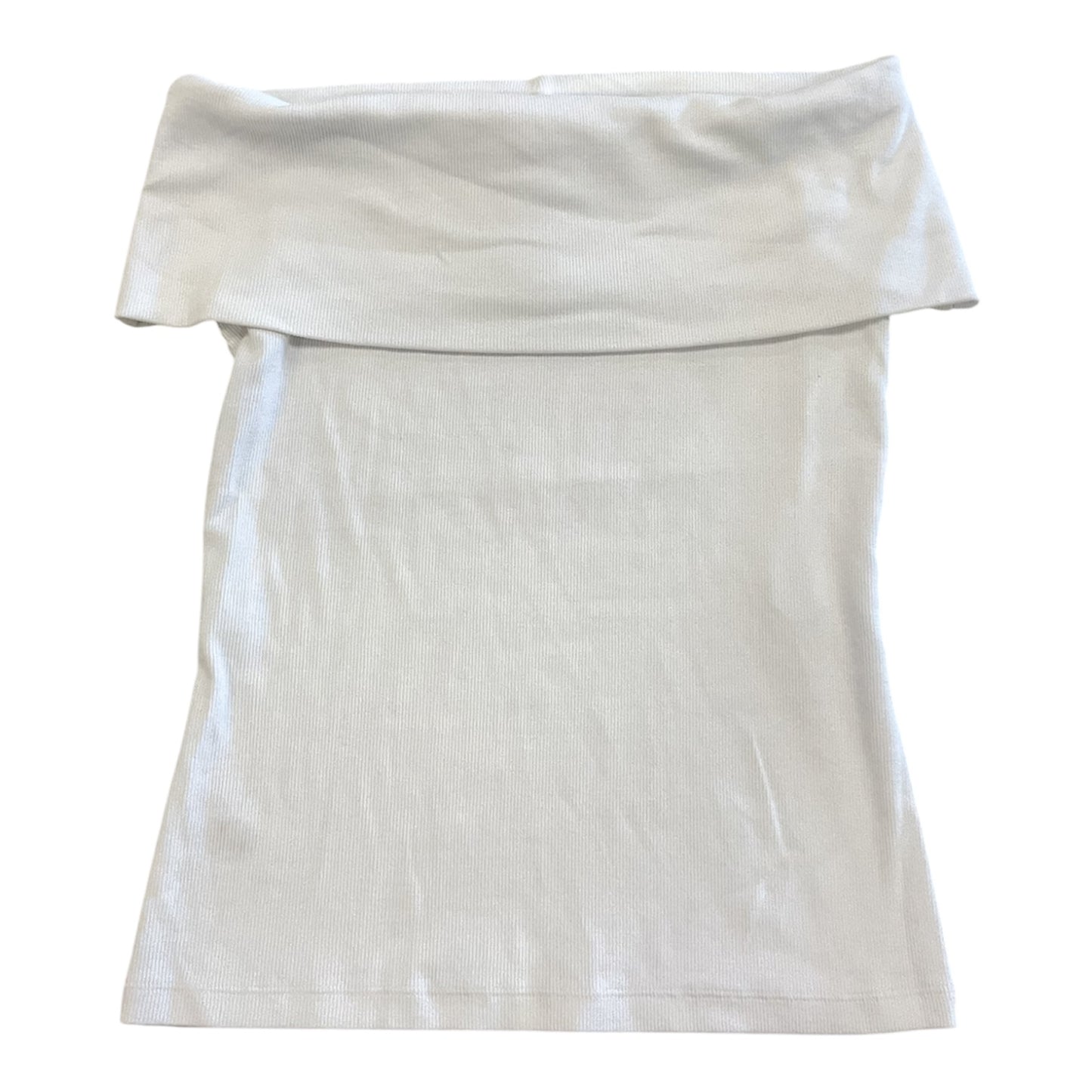 Top Sleeveless By Loft In White, Size:M